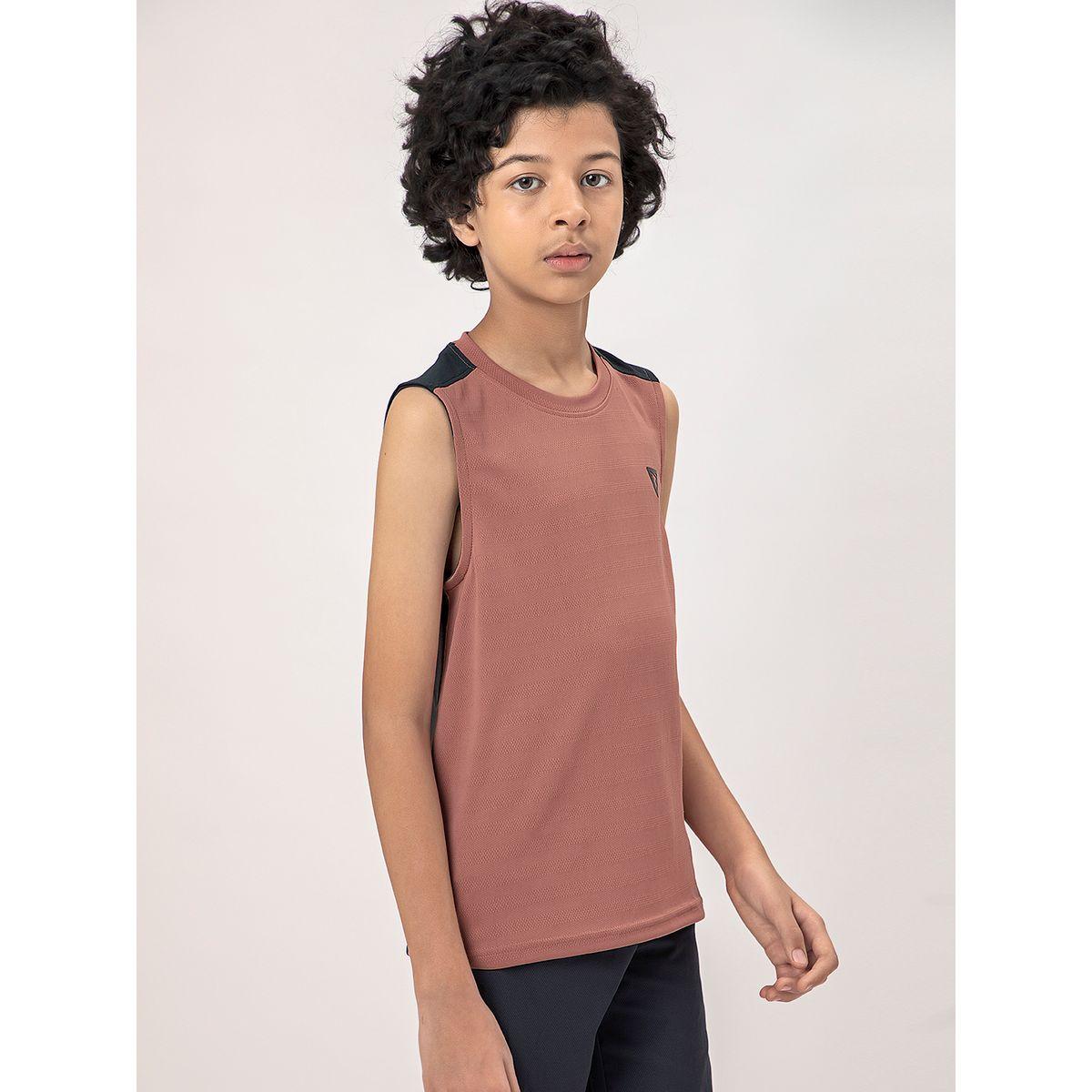 Technosport X Styli  Logo Detail Crew Neck Sleeveless T-Shirt-boys-clothing-tshirtsandpolos-image-5