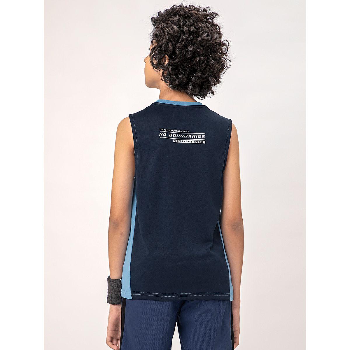 Technosport X Styli  Logo Detail Crew Neck Sleeveless T-Shirt-boys-clothing-tshirtsandpolos-image-5
