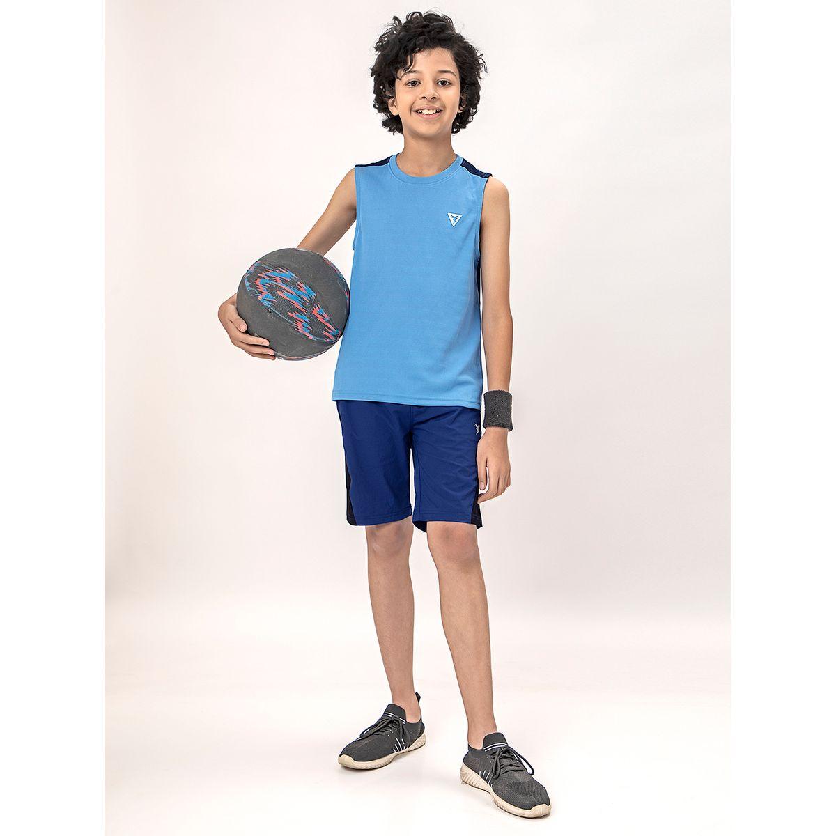 تيشيرت سادة كت بياقة دائرية تكنوسبورت × ستايلي-boys-clothing-tshirtsandpolos-image-8