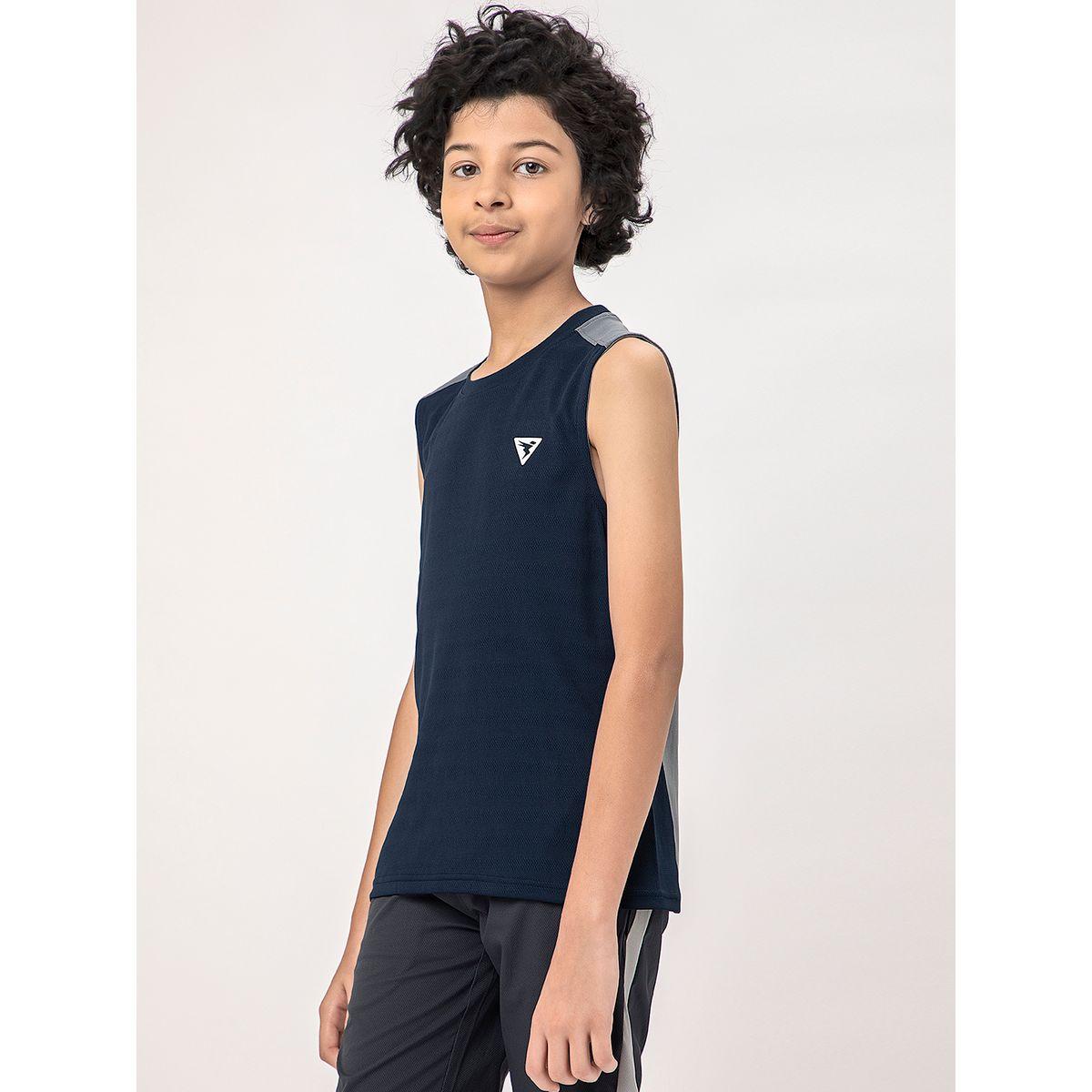 تيشيرت سادة كت بياقة دائرية تكنوسبورت × ستايلي-boys-clothing-tshirtsandpolos-image-11