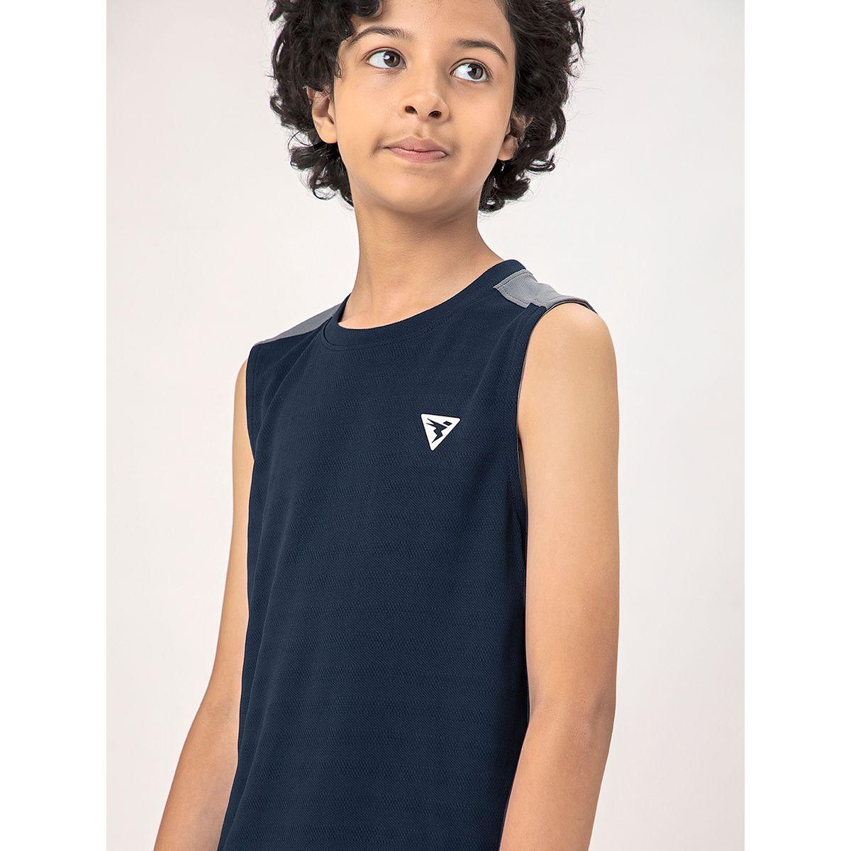 Technosport X Styli  Logo Detail Crew Neck Sleeveless T-Shirt-boys-clothing-tshirtsandpolos-image-3