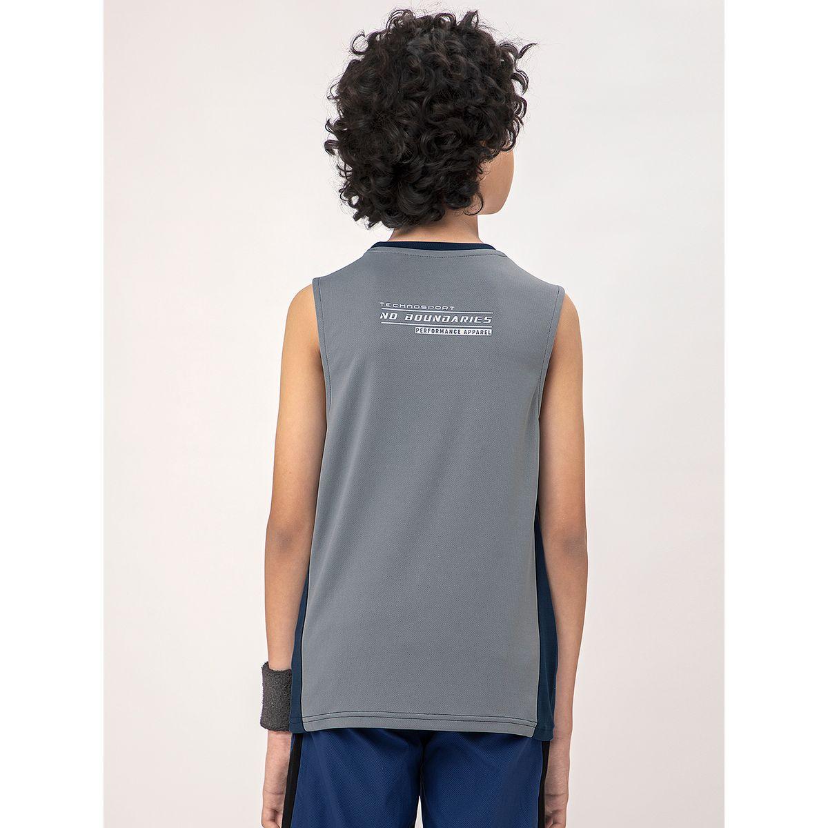 Technosport X Styli  Logo Detail Crew Neck Sleeveless T-Shirt-boys-clothing-tshirtsandpolos-image-5