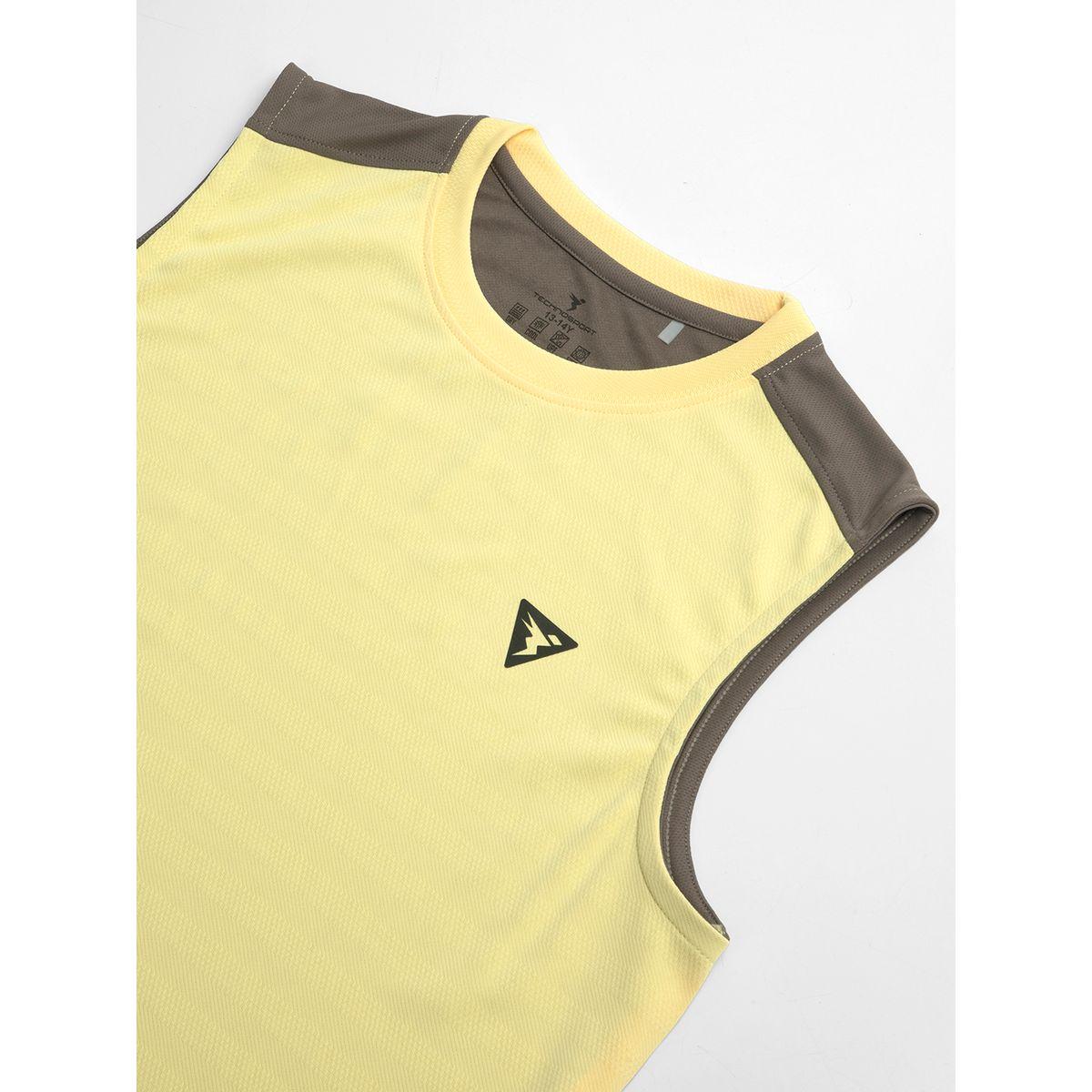 تيشيرت سادة كت بياقة دائرية تكنوسبورت × ستايلي-boys-clothing-tshirtsandpolos-image-11