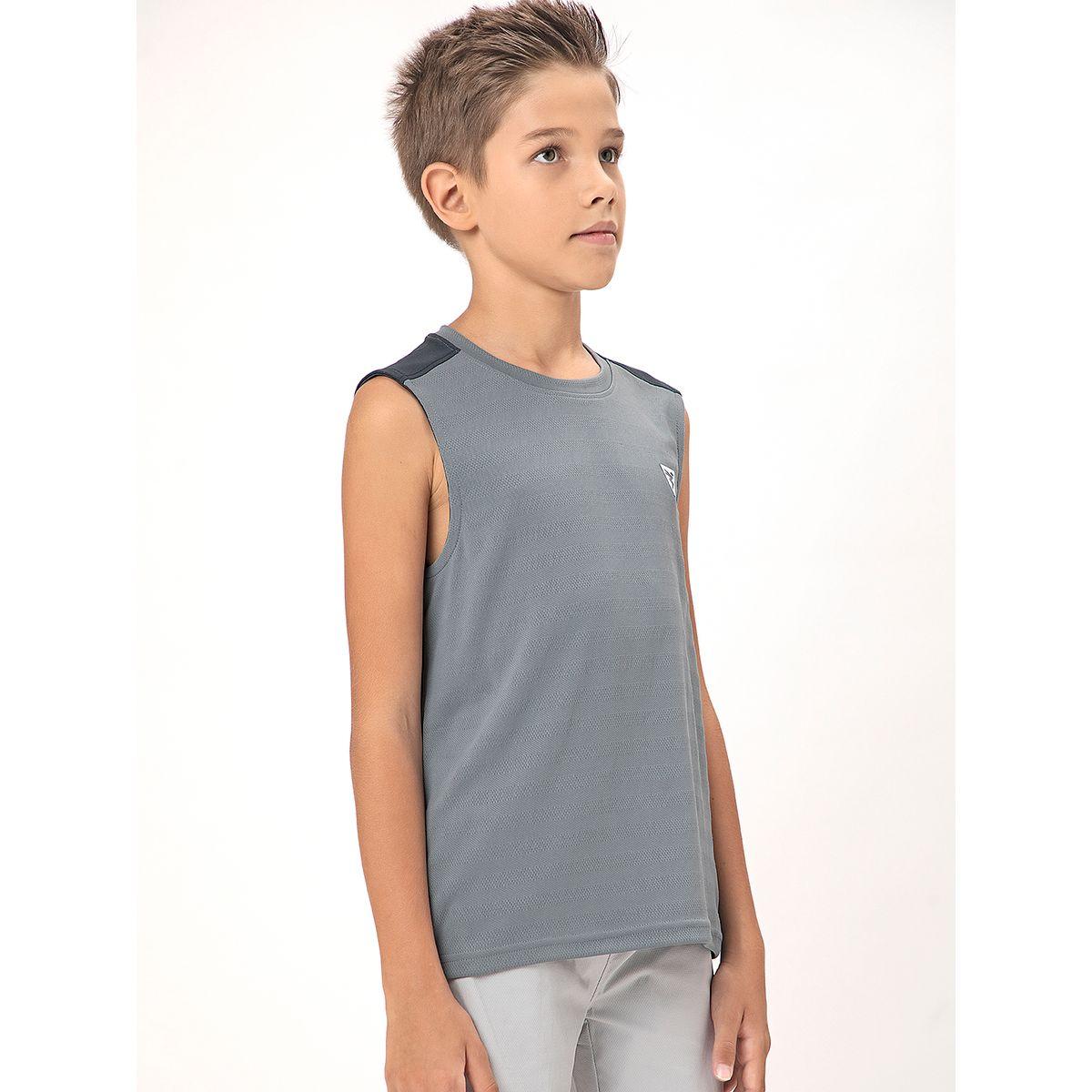 تيشيرت سادة كت بياقة دائرية تكنوسبورت × ستايلي-boys-clothing-tshirtsandpolos-image-2
