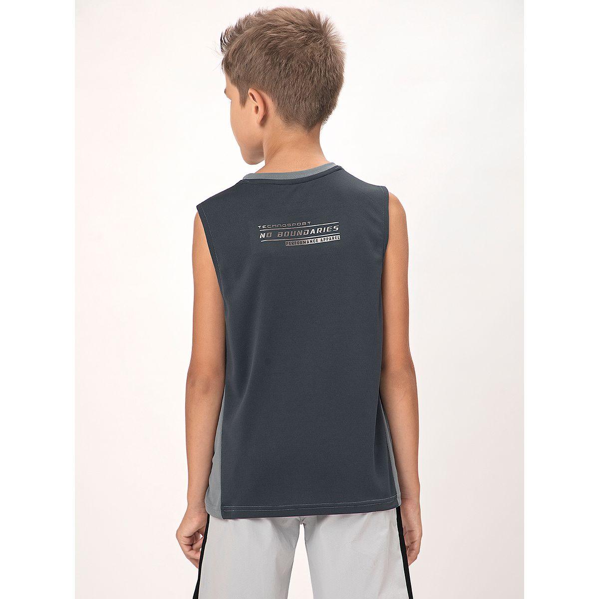 تيشيرت سادة كت بياقة دائرية تكنوسبورت × ستايلي-boys-clothing-tshirtsandpolos-image-5