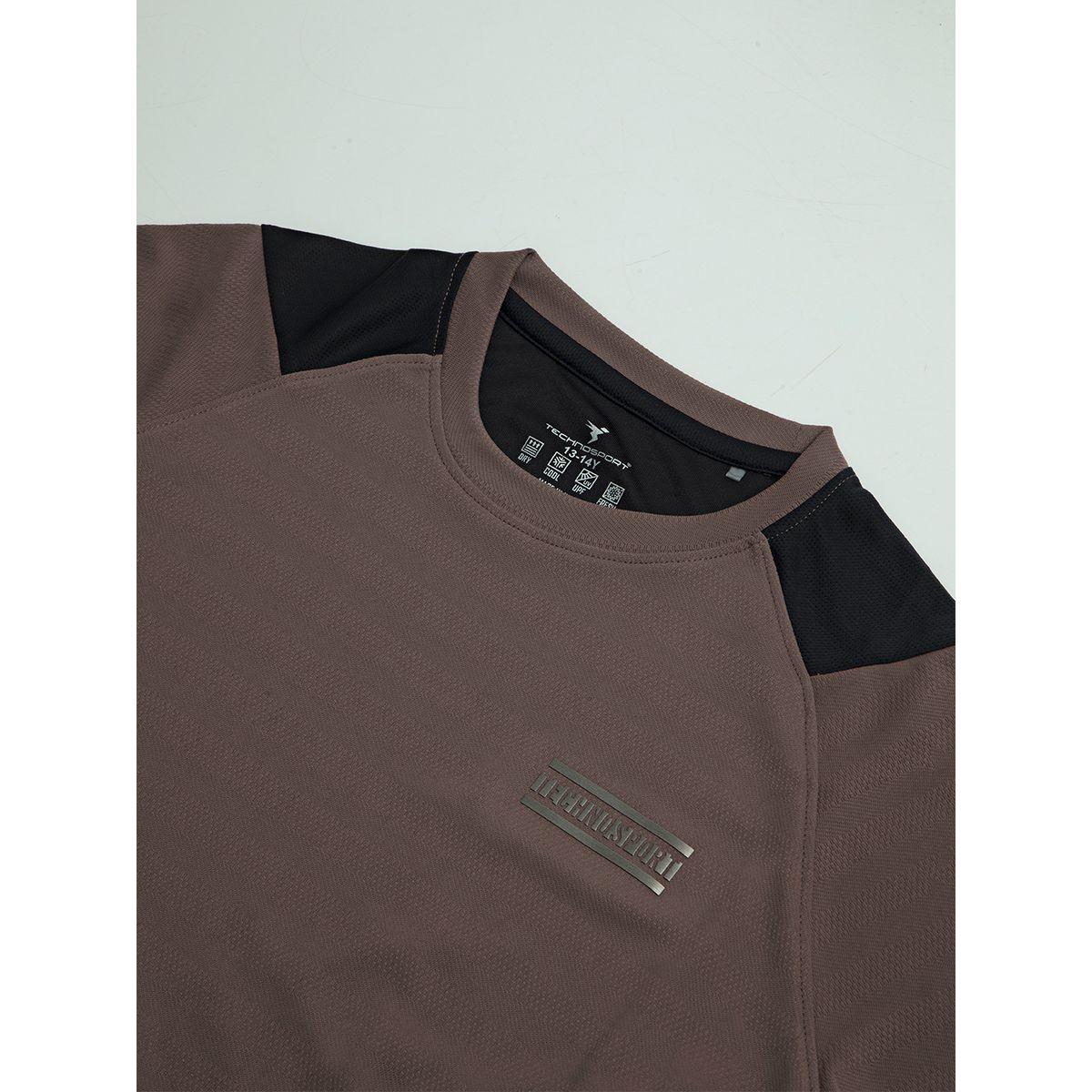تيشيرت بقصة سليم فت وياقة دائرية تكنوسبورت × ستايلي-boys-clothing-tshirtsandpolos-image-4