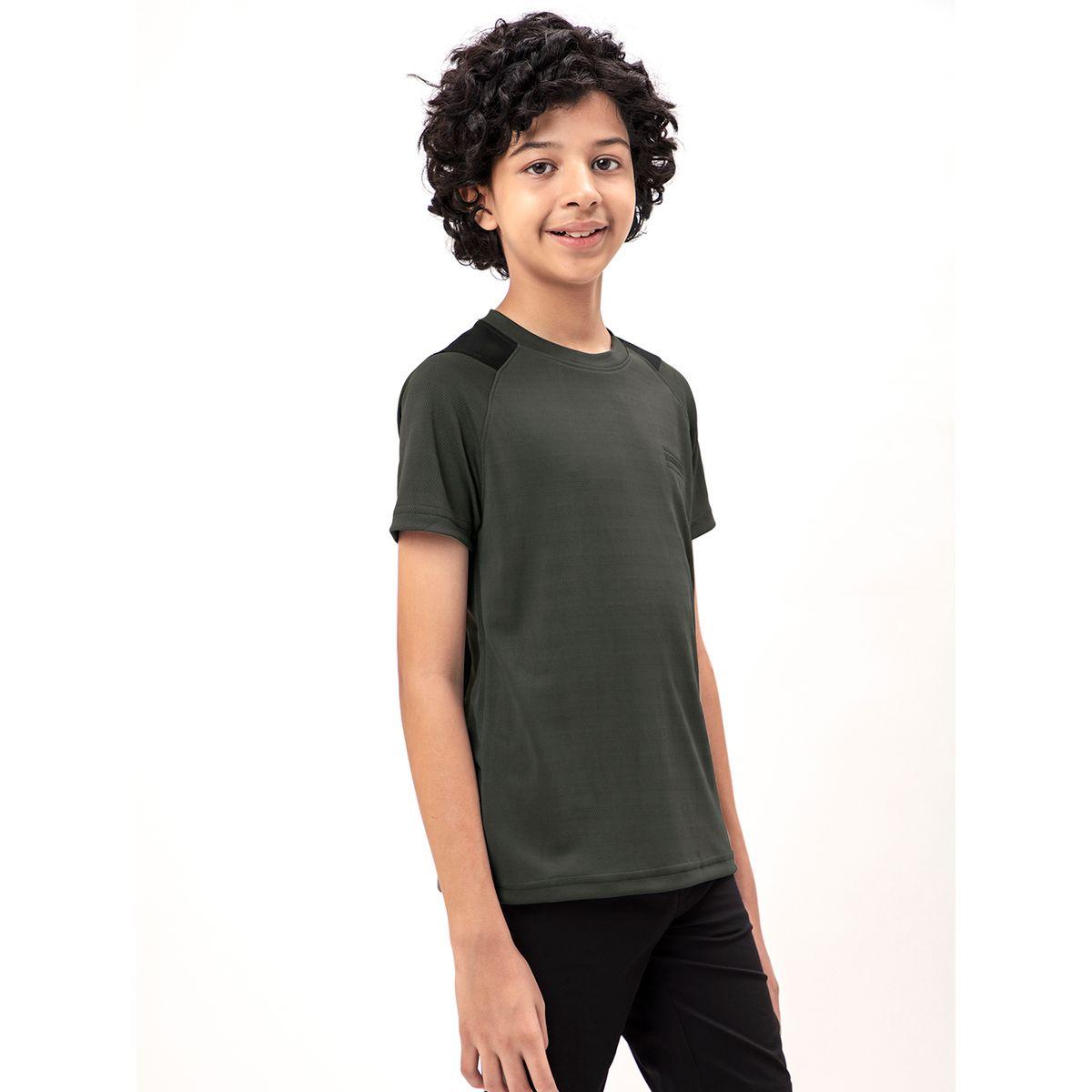 Technosport X Styli  Contrast Panel Round Neck Slim Fit T-Shirt-boys-clothing-tshirtsandpolos-image-5