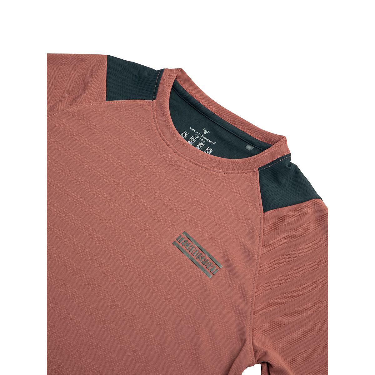 Technosport X Styli  Contrast Panel Round Neck Slim Fit T-Shirt-boys-clothing-tshirtsandpolos-image-3