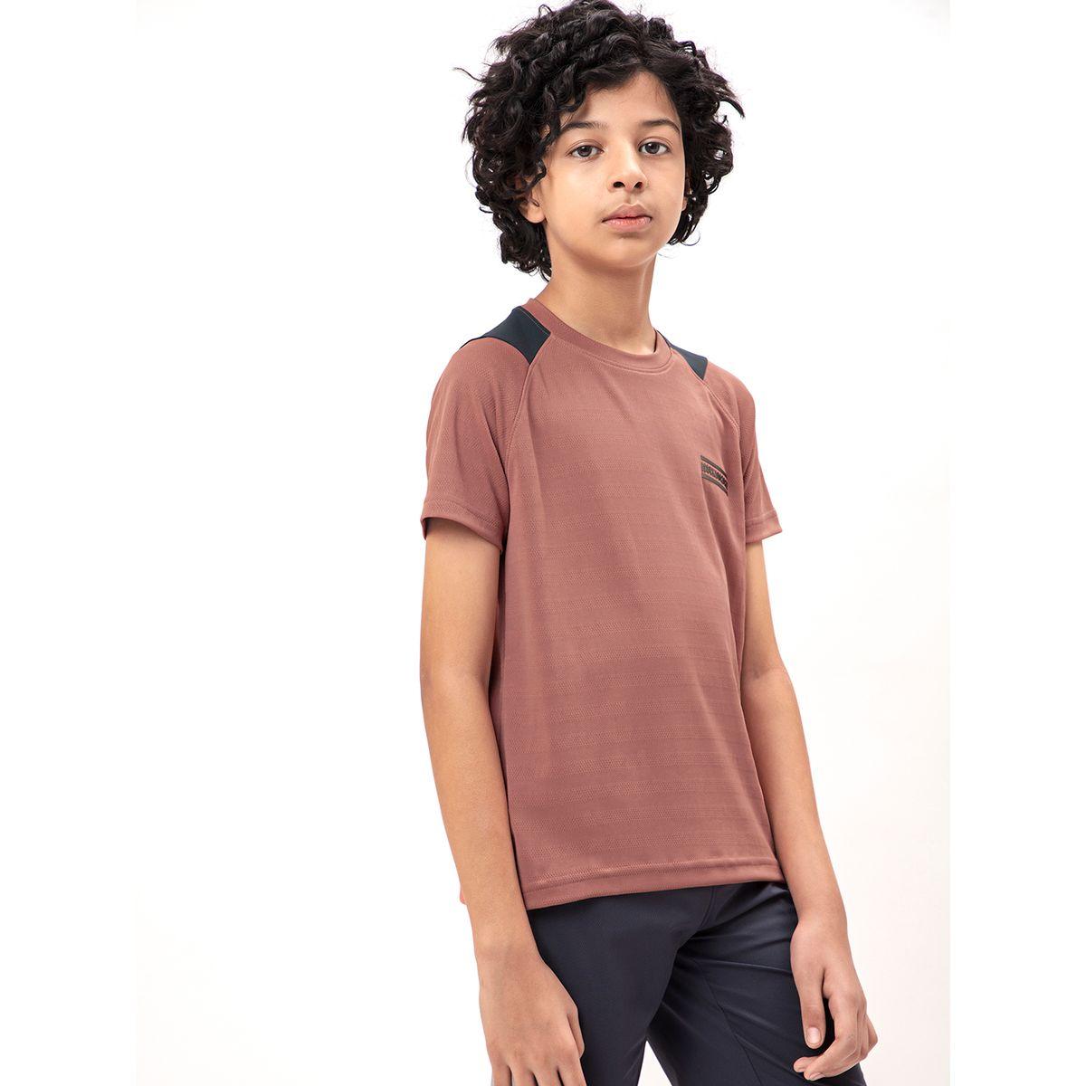 Technosport X Styli  Contrast Panel Round Neck Slim Fit T-Shirt-boys-clothing-tshirtsandpolos-image-4