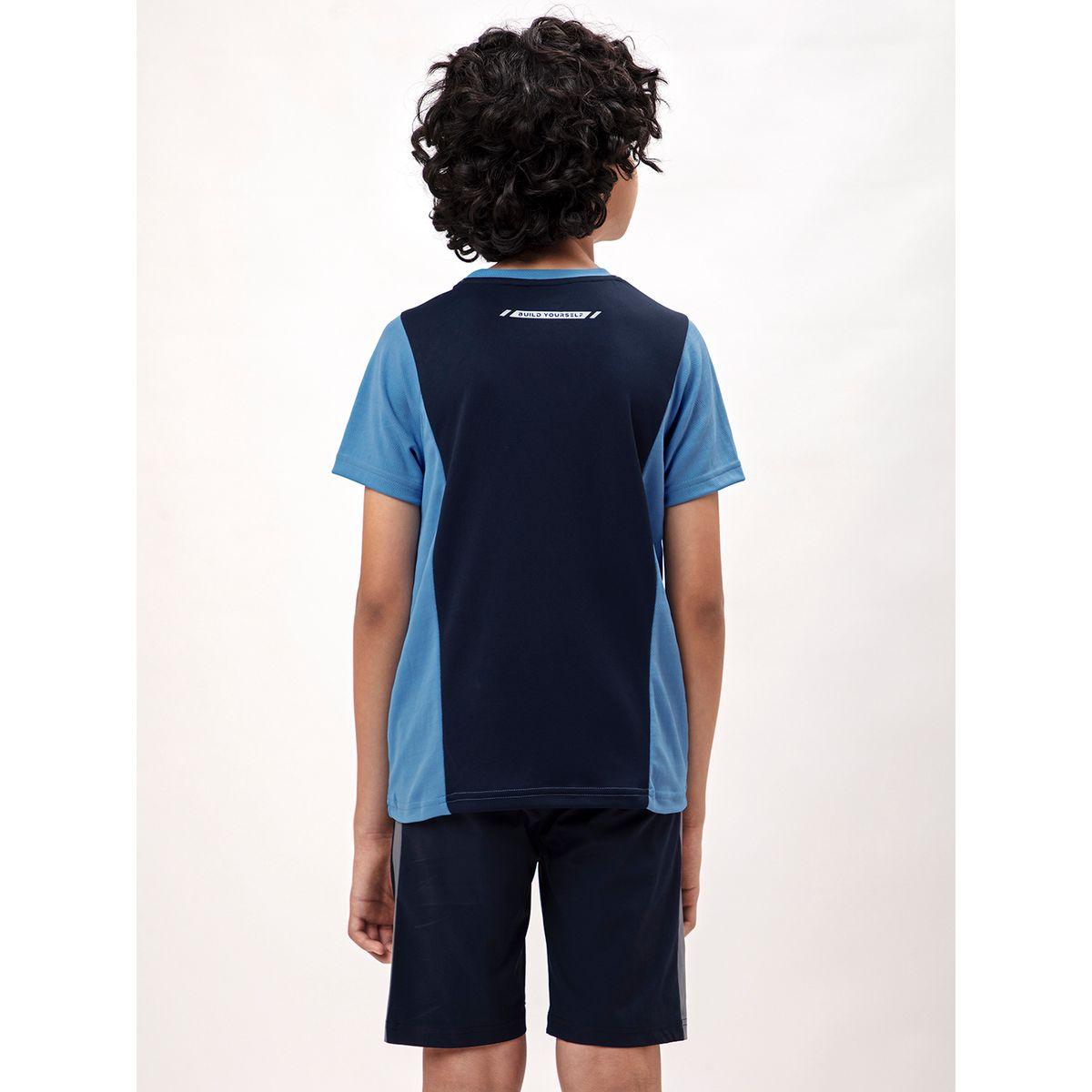 تيشيرت بقصة سليم فت وياقة دائرية تكنوسبورت × ستايلي-boys-clothing-tshirtsandpolos-image-2