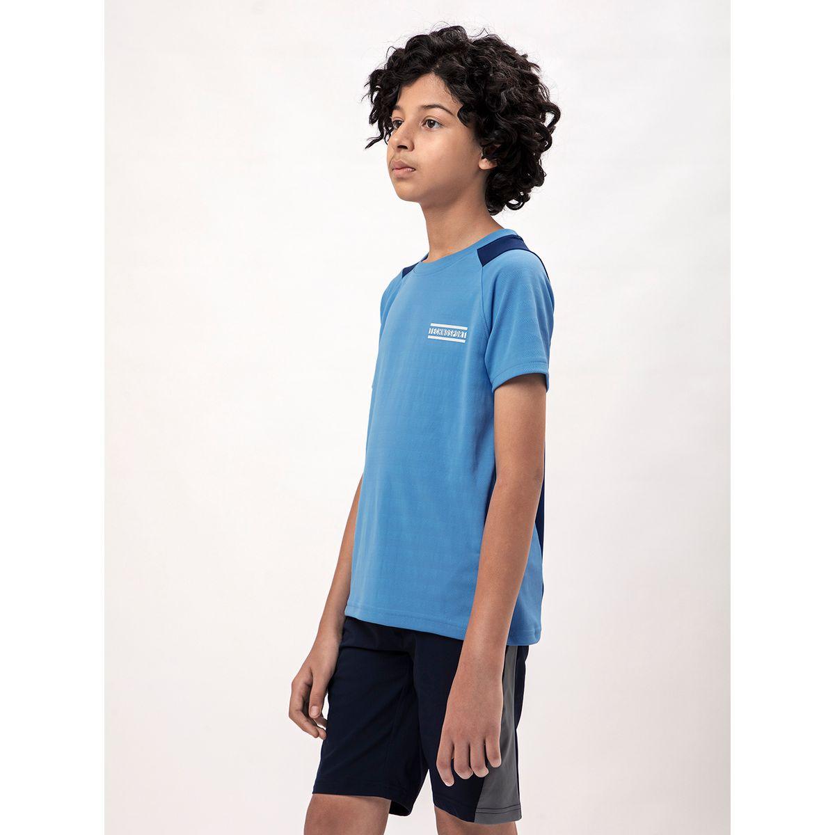 تيشيرت بقصة سليم فت وياقة دائرية تكنوسبورت × ستايلي-boys-clothing-tshirtsandpolos-image-3