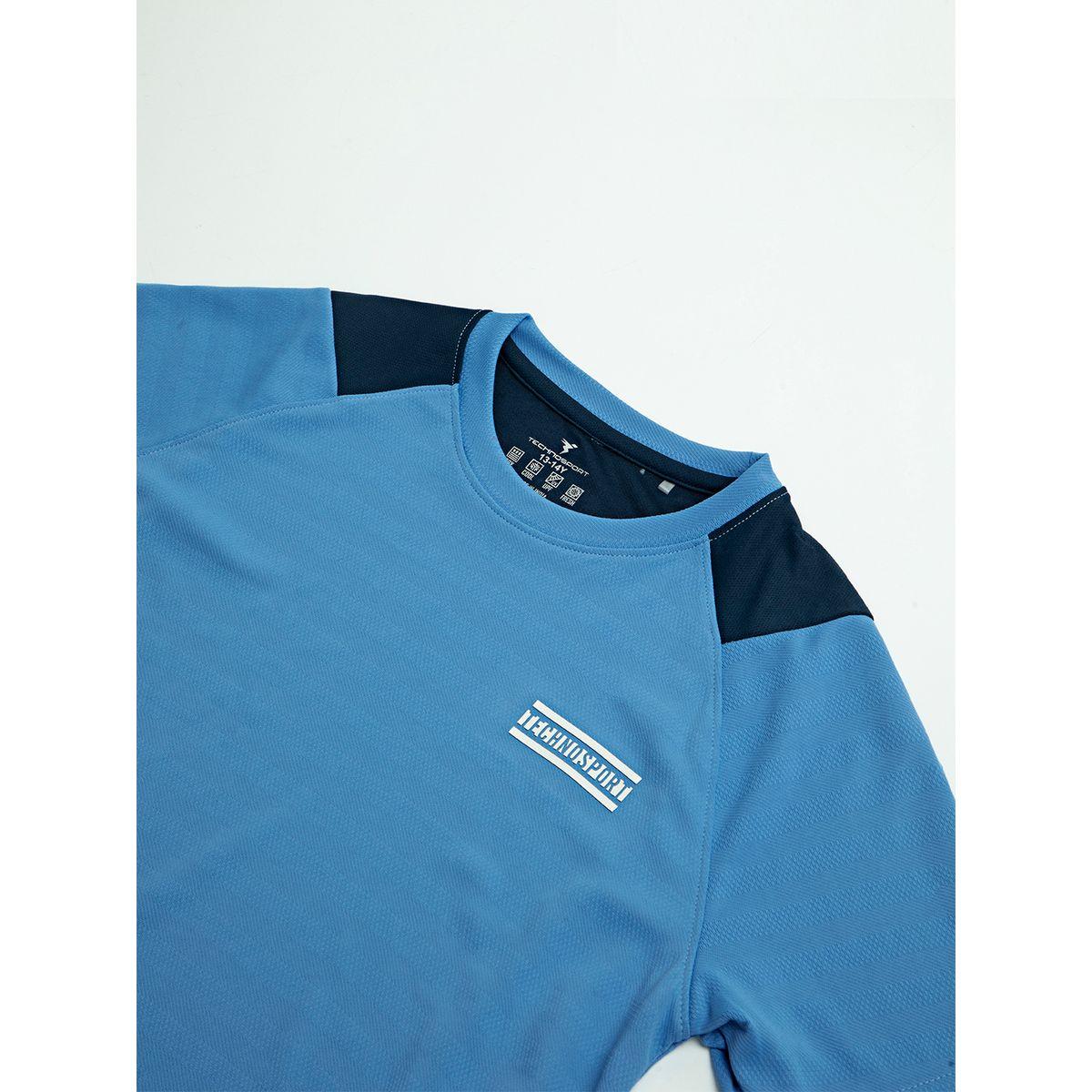 تيشيرت بقصة سليم فت وياقة دائرية تكنوسبورت × ستايلي-boys-clothing-tshirtsandpolos-image-5