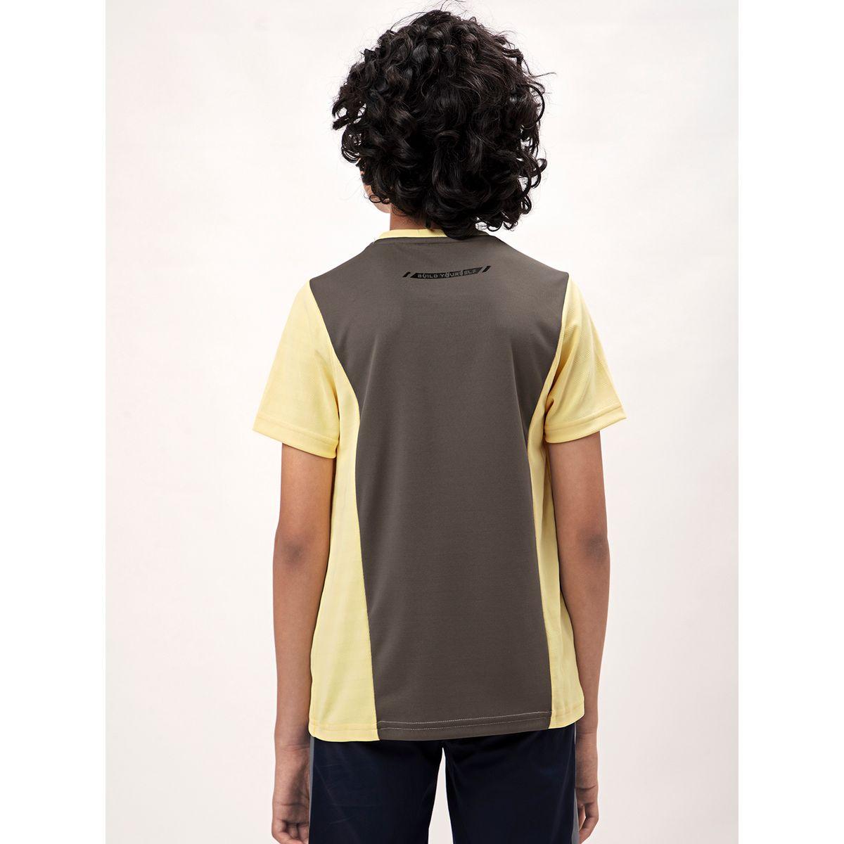 تيشيرت بقصة سليم فت وياقة دائرية تكنوسبورت × ستايلي-boys-clothing-tshirtsandpolos-image-2