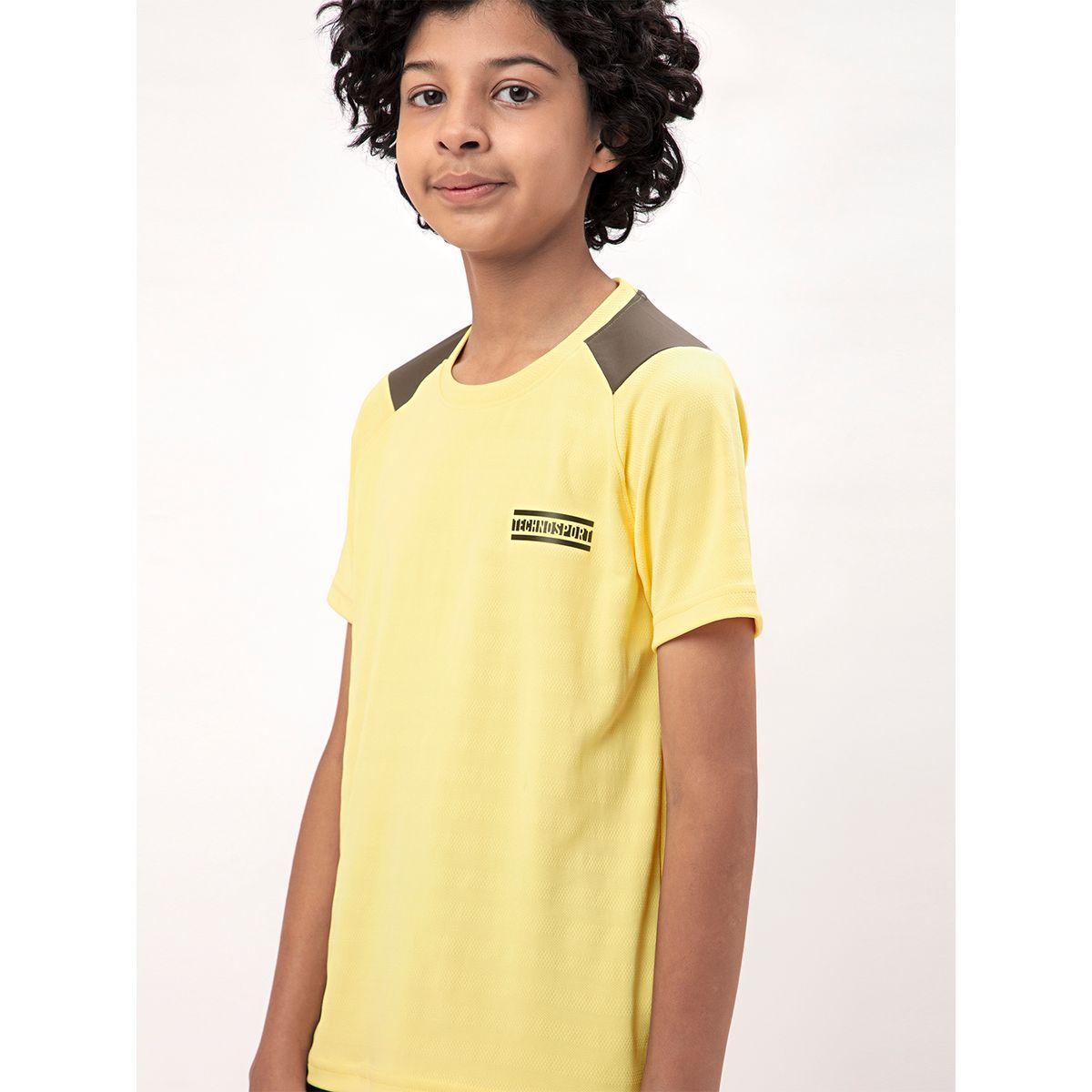 Technosport X Styli  Contrast Panel Round Neck Slim Fit T-Shirt-boys-clothing-tshirtsandpolos-image-4