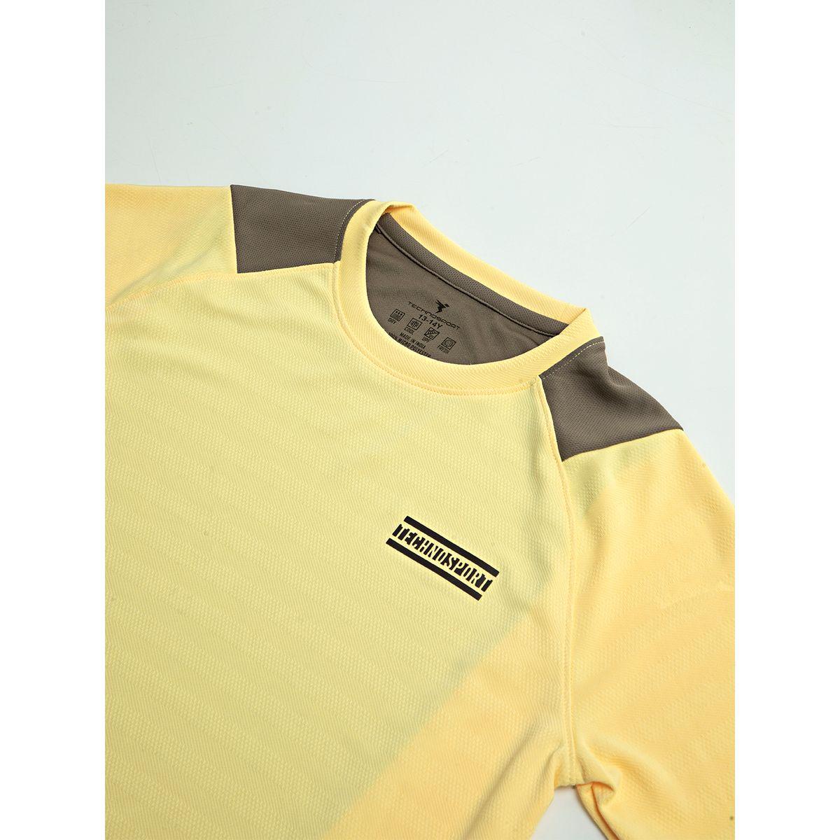 Technosport X Styli  Contrast Panel Round Neck Slim Fit T-Shirt-boys-clothing-tshirtsandpolos-image-5