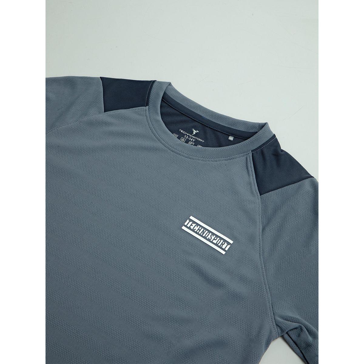 تيشيرت بقصة سليم فت وياقة دائرية تكنوسبورت × ستايلي-boys-clothing-tshirtsandpolos-image-5