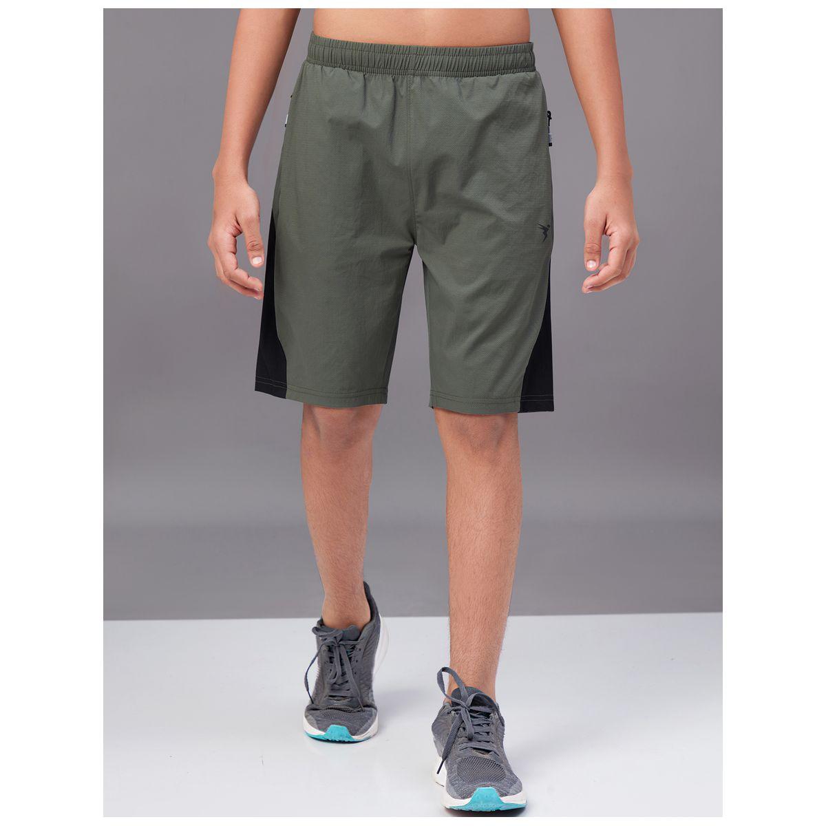 Technosport X Styli  Contrast Side Panel 2-Way Stretch Shorts-boys-clothing-bottoms-shorts-image-1