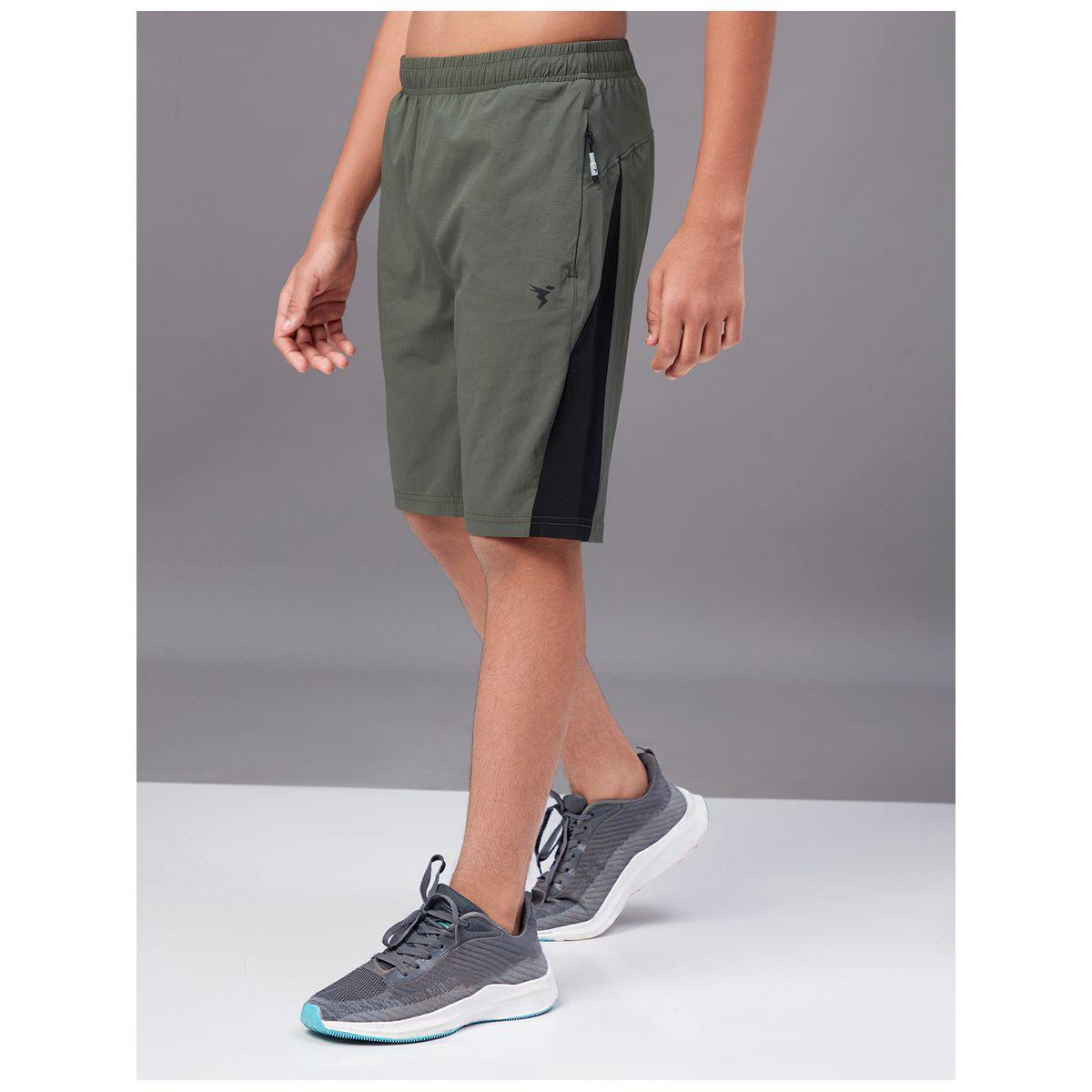 Technosport X Styli  Contrast Side Panel 2-Way Stretch Shorts-boys-clothing-bottoms-shorts-image-2