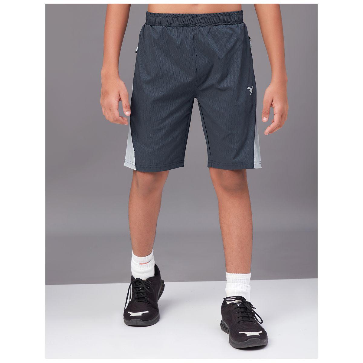 Technosport X Styli  Contrast Side Panel 2-Way Stretch Shorts-boys-clothing-bottoms-shorts-image-1