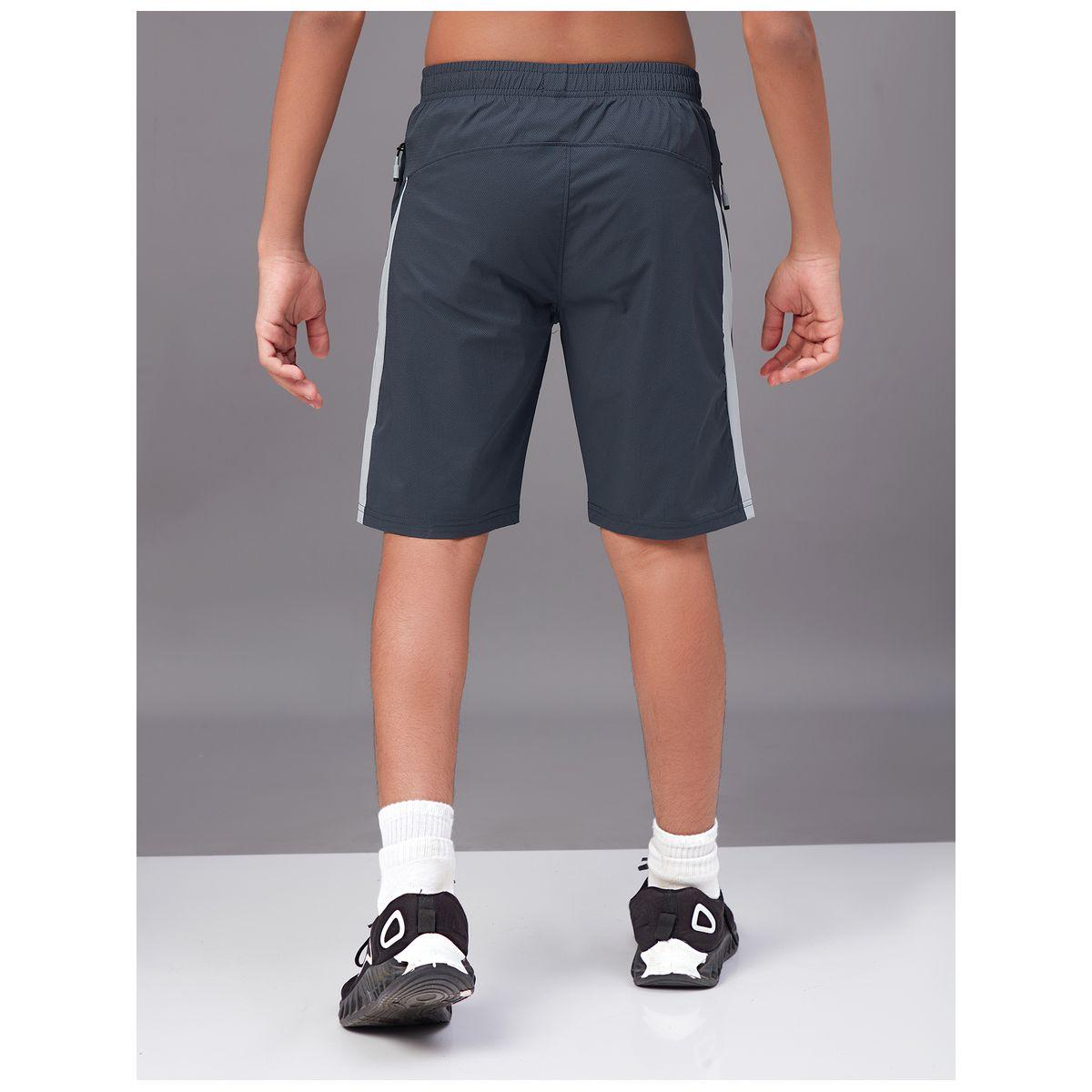 Technosport X Styli  Contrast Side Panel 2-Way Stretch Shorts-boys-clothing-bottoms-shorts-image-4
