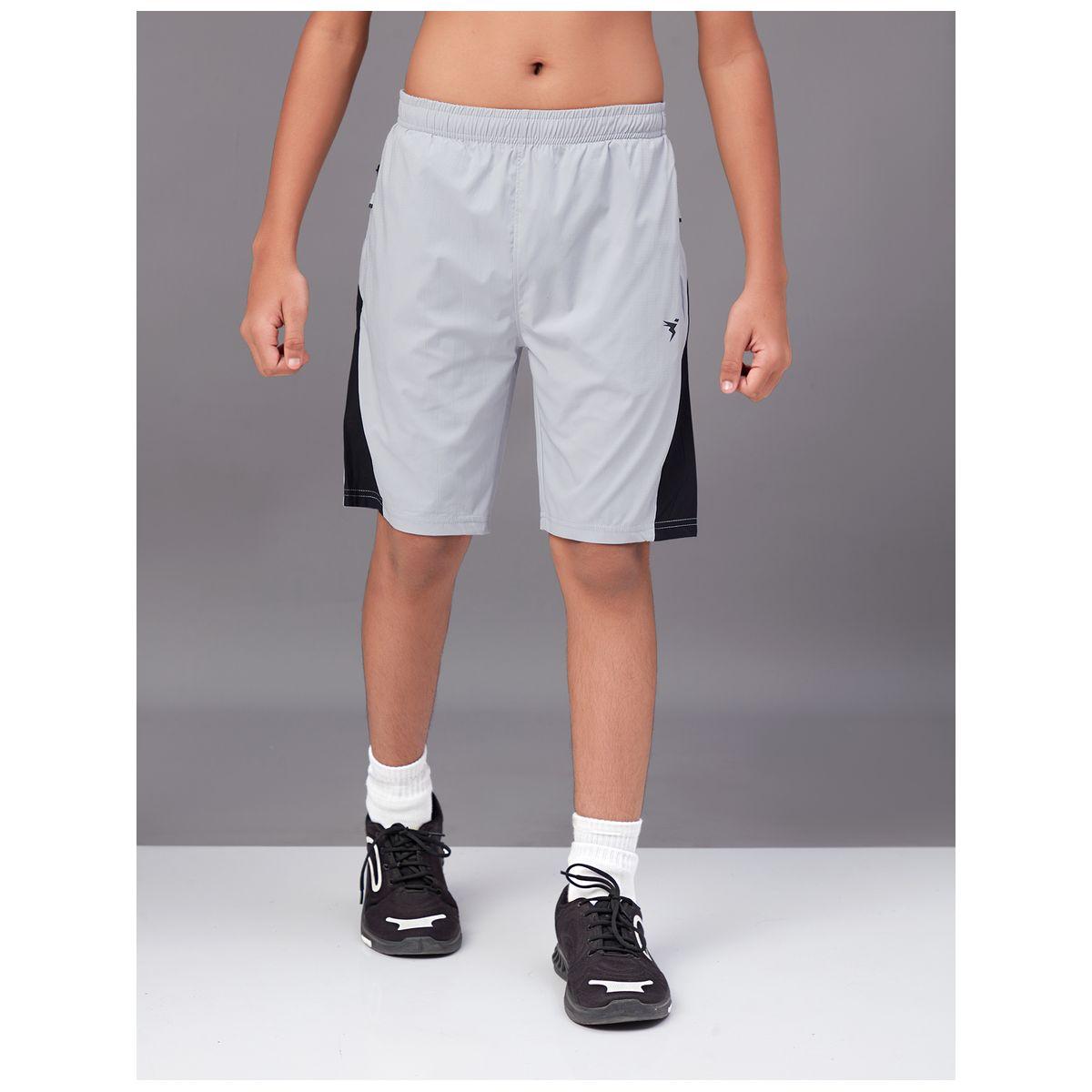 Technosport X Styli  Contrast Side Panel 2-Way Stretch Shorts-boys-clothing-bottoms-shorts-image-1
