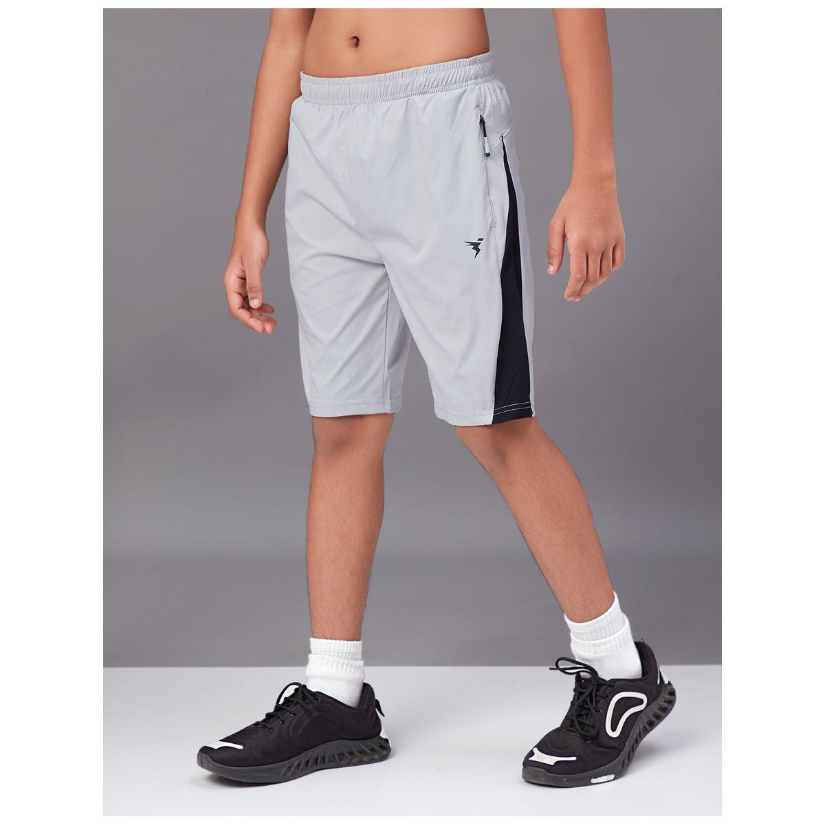 Technosport X Styli  Contrast Side Panel 2-Way Stretch Shorts-boys-clothing-bottoms-shorts-image-2