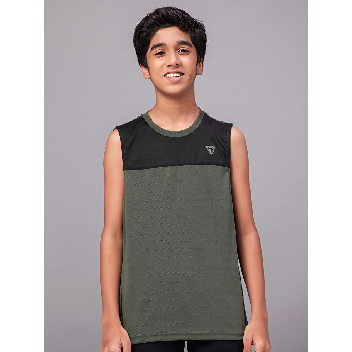 Technosport X Styli  Color Block Crew Neck Sleeveless T-Shirt-boys-clothing-tshirtsandpolos-image-1