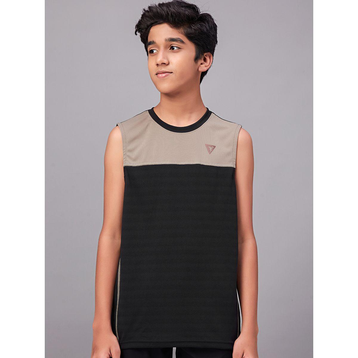 تيشيرت كت بنمط كتل الالوان تكنوسبورت × ستايلي-boys-clothing-tshirtsandpolos-image-1