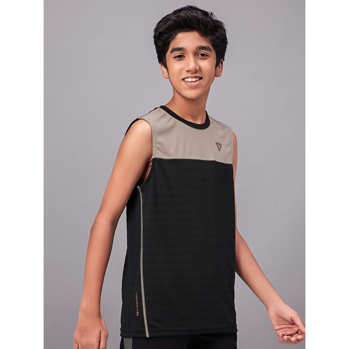 تيشيرت كت بنمط كتل الالوان تكنوسبورت × ستايلي-boys-clothing-tshirtsandpolos-image-3