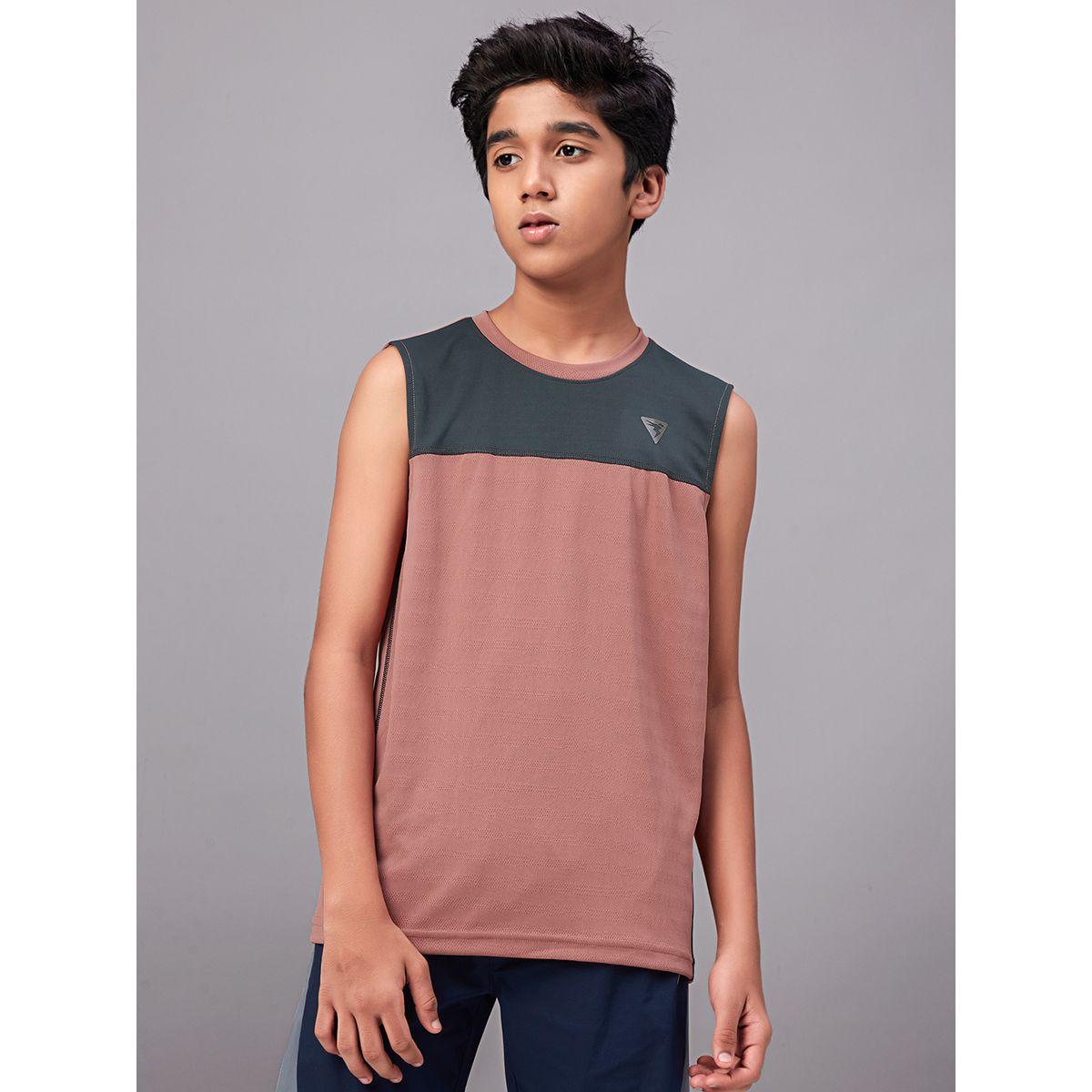 Technosport X Styli  Color Block Crew Neck Sleeveless T-Shirt-boys-clothing-tshirtsandpolos-image-1