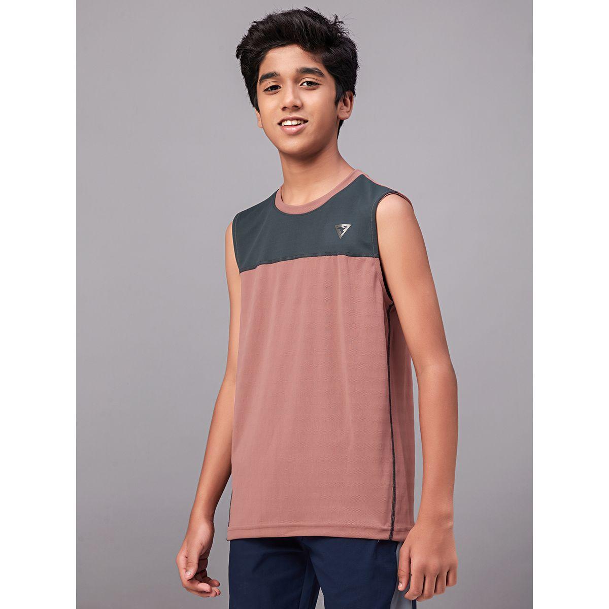 Technosport X Styli  Color Block Crew Neck Sleeveless T-Shirt-boys-clothing-tshirtsandpolos-image-2