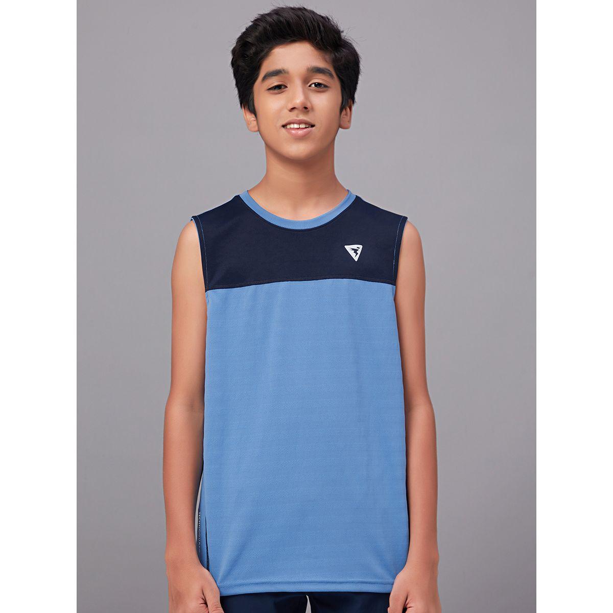 Technosport X Styli  Color Block Crew Neck Sleeveless T-Shirt-boys-clothing-tshirtsandpolos-image-2