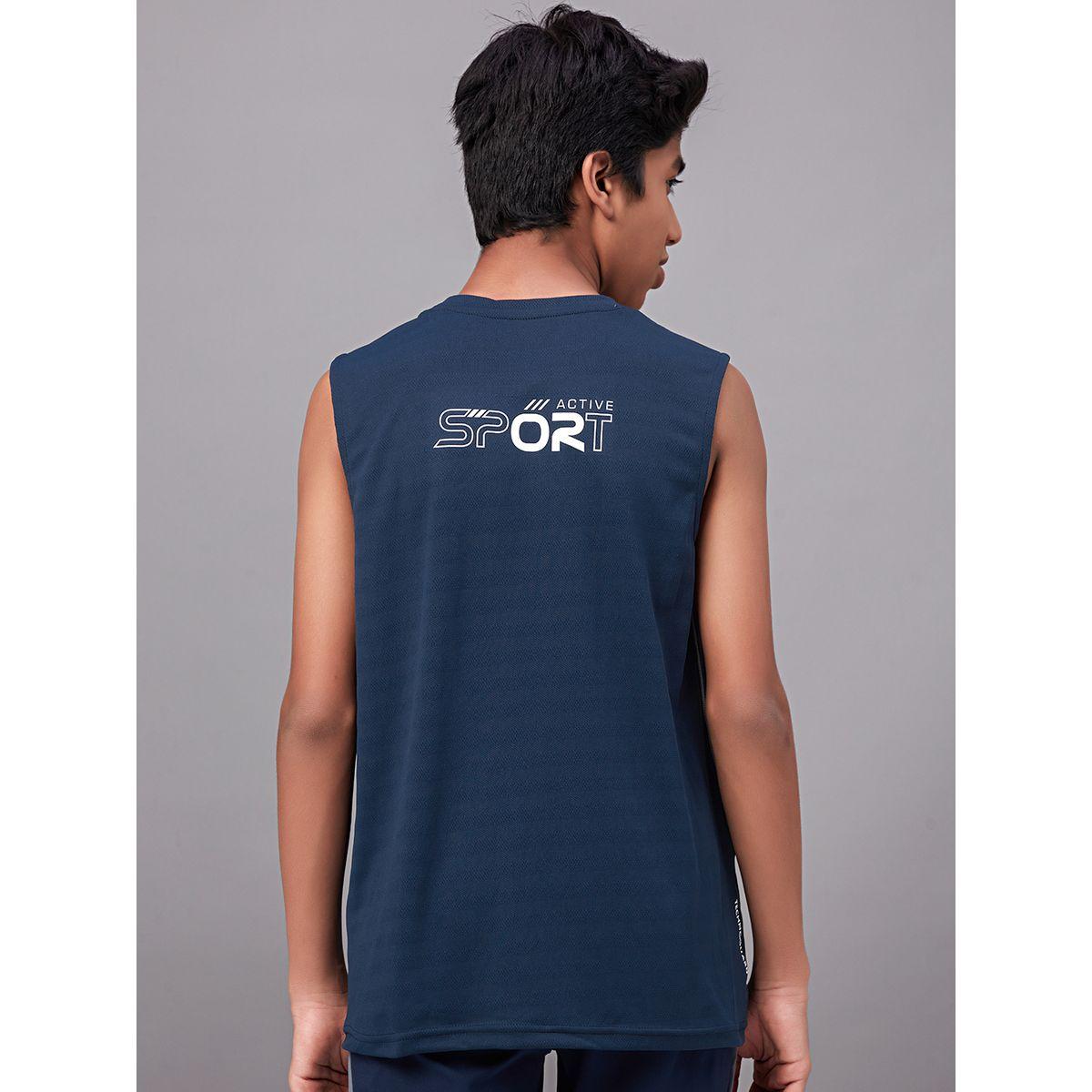 تيشيرت سادة كت بياقة دائرية تكنوسبورت × ستايلي-boys-clothing-tshirtsandpolos-image-4