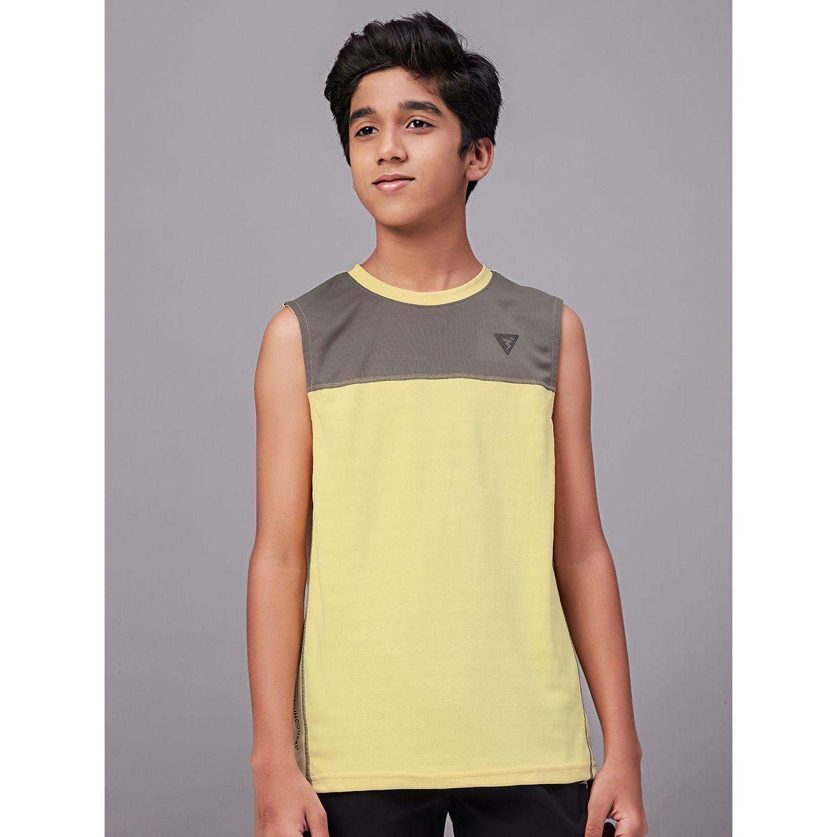 Technosport X Styli  Color Block Crew Neck Sleeveless T-Shirt-boys-clothing-tshirtsandpolos-image-1