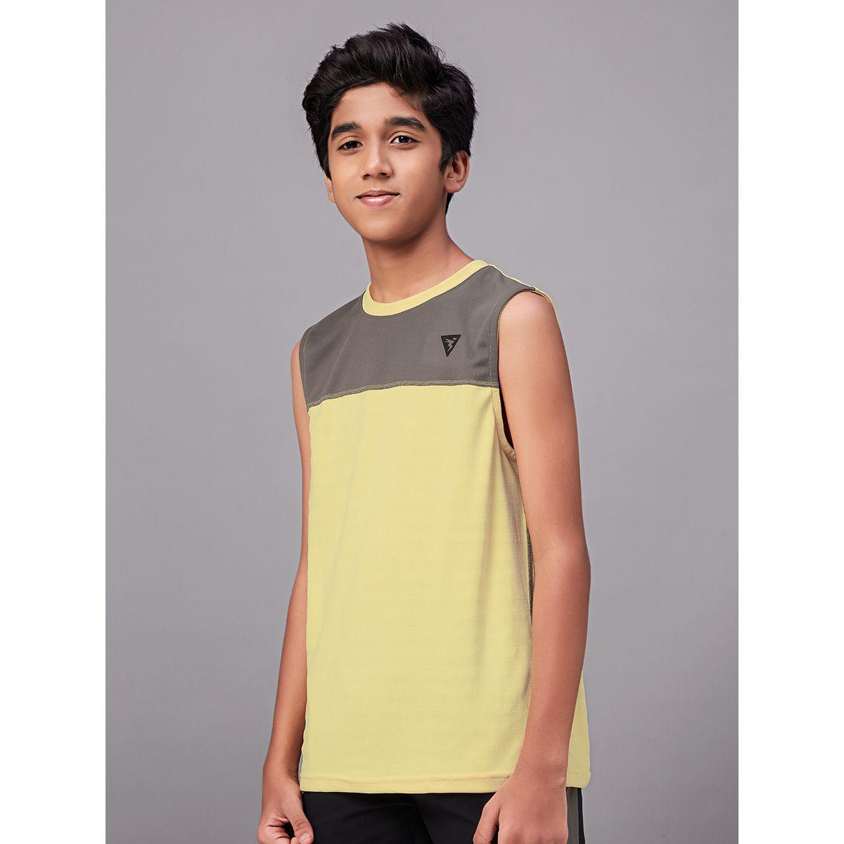 Technosport X Styli  Color Block Crew Neck Sleeveless T-Shirt-boys-clothing-tshirtsandpolos-image-2