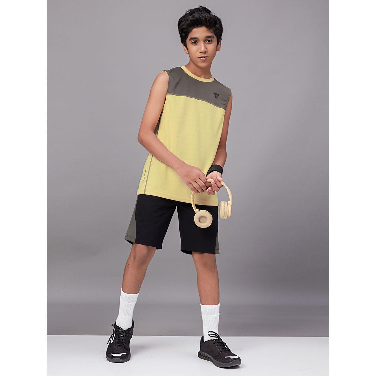 Technosport X Styli  Color Block Crew Neck Sleeveless T-Shirt-boys-clothing-tshirtsandpolos-image-9