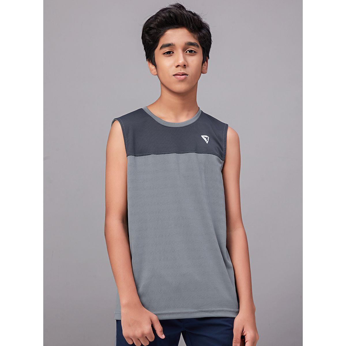 تيشيرت كت بنمط كتل الالوان تكنوسبورت × ستايلي-boys-clothing-tshirtsandpolos-image-1