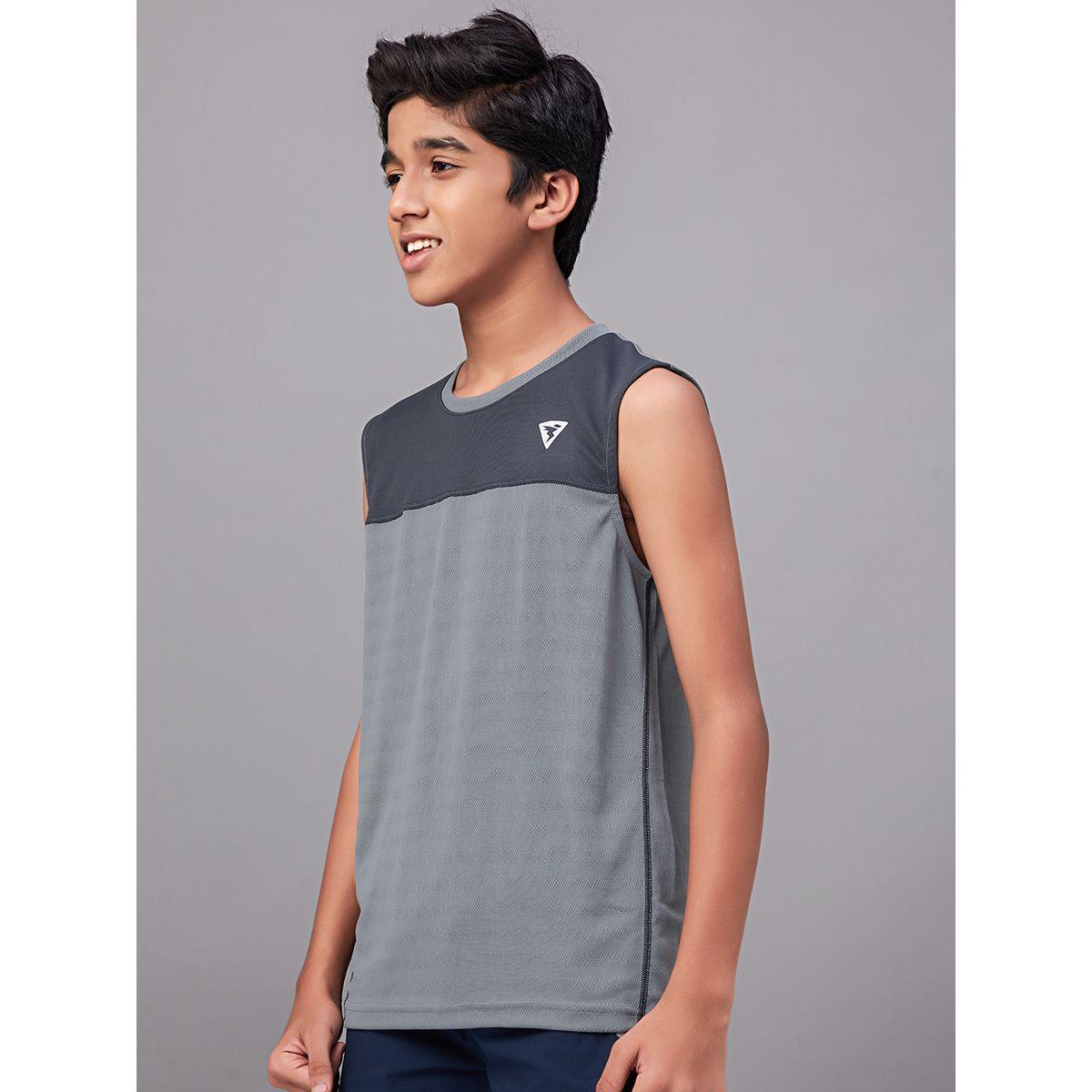 تيشيرت كت بنمط كتل الالوان تكنوسبورت × ستايلي-boys-clothing-tshirtsandpolos-image-2