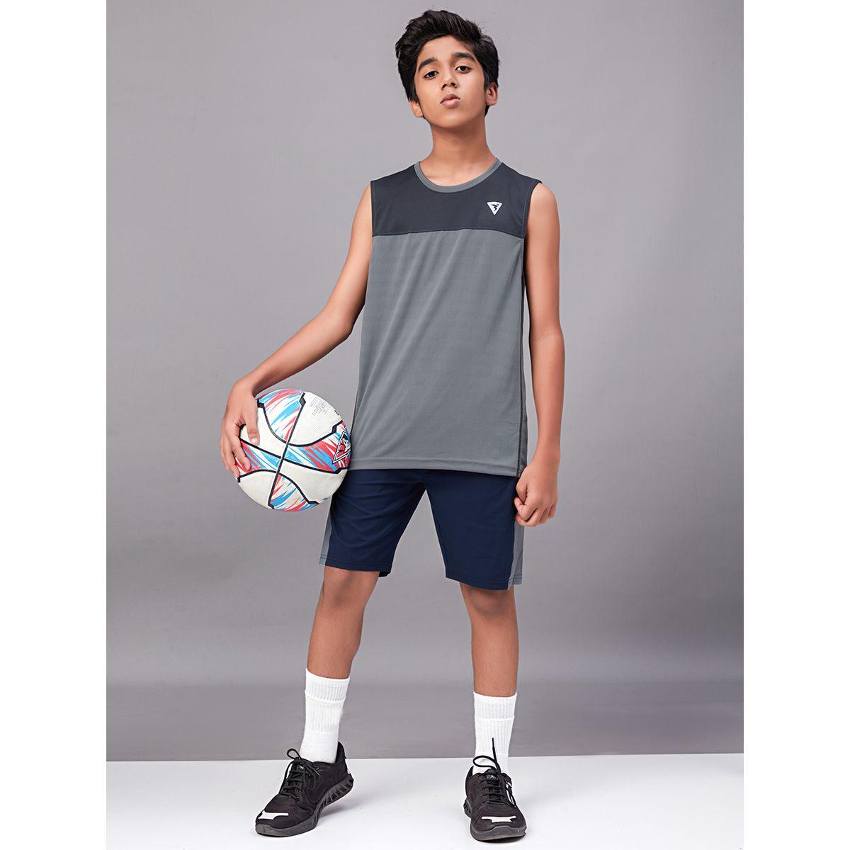 Technosport X Styli  Color Block Crew Neck Sleeveless T-Shirt-boys-clothing-tshirtsandpolos-image-9