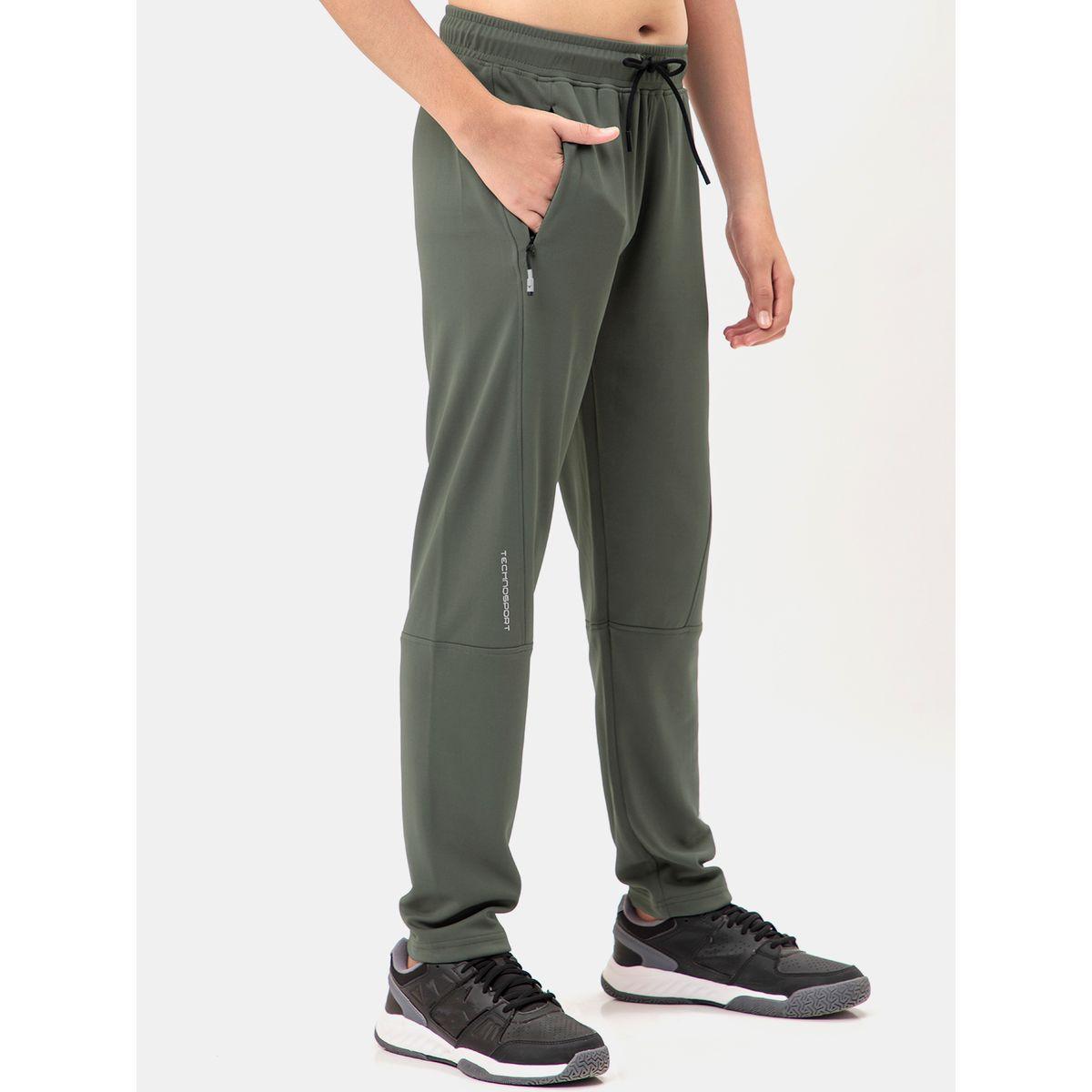 Technosport X Styli  Solid Slim Fit Track Pants with Logo Detail-boys-clothing-sportswear-bottoms-image-9
