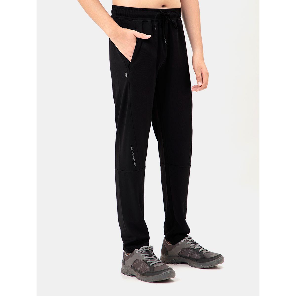 Technosport X Styli  Solid Slim Fit Track Pants with Logo Detail-boys-clothing-sportswear-bottoms-image-6