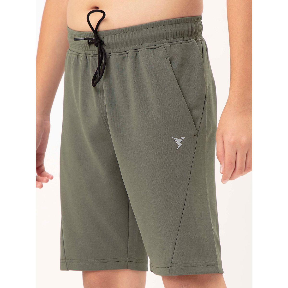 Technosport X Styli  Logo Print Shorts with Drawstring-boys-clothing-bottoms-shorts-image-3