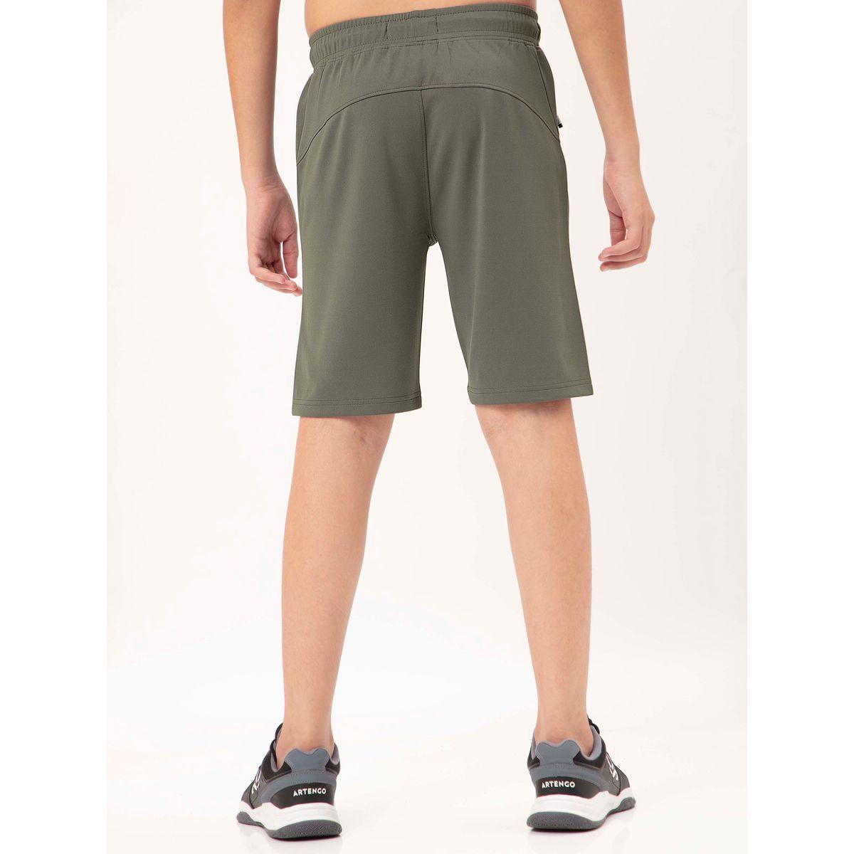 Technosport X Styli  Logo Print Shorts with Drawstring-boys-clothing-bottoms-shorts-image-5