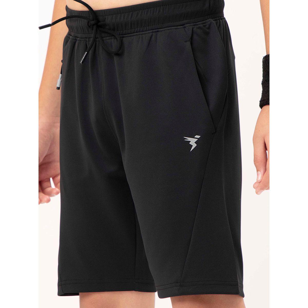 Technosport X Styli  Logo Print Shorts with Drawstring-boys-clothing-bottoms-shorts-image-3