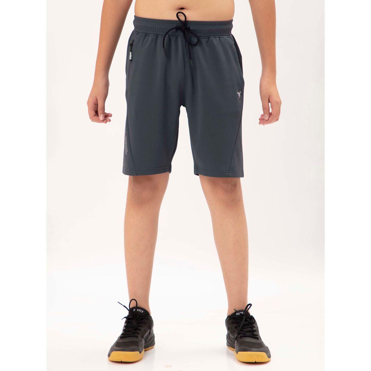 شورت مطبع بشعار مع اربطة تكنوسبورت × ستايلي-boys-clothing-bottoms-shorts-image-1