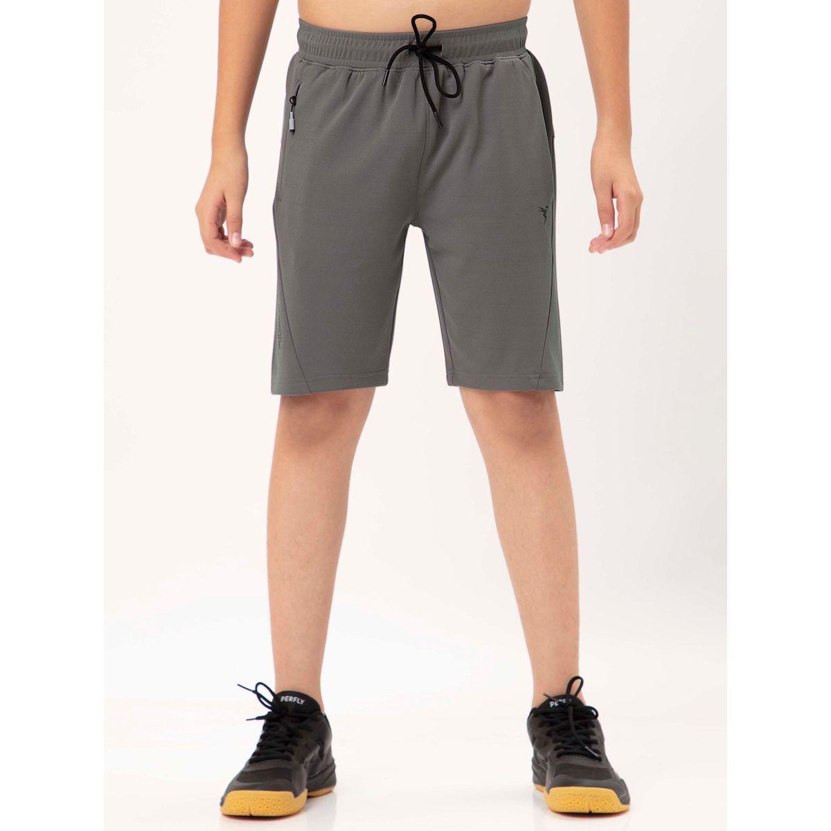 Technosport X Styli  Logo Print Shorts with Drawstring-boys-clothing-bottoms-shorts-image-1