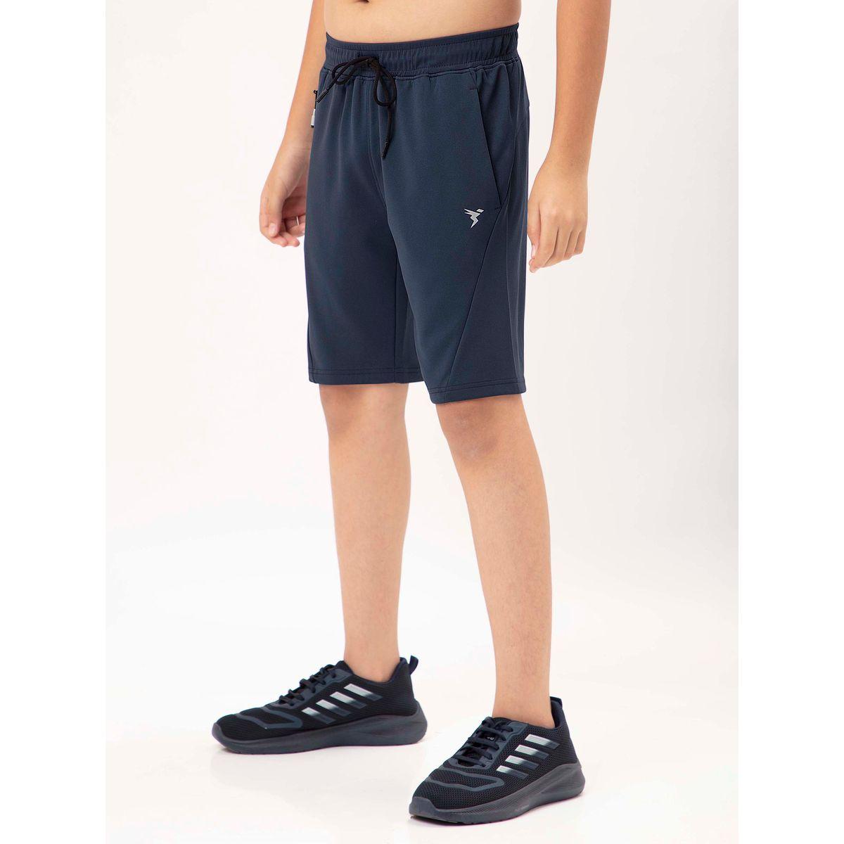 شورت مطبع بشعار مع رباط خصر تكنوسبورت × ستايلي-boys-clothing-bottoms-shorts-image-5