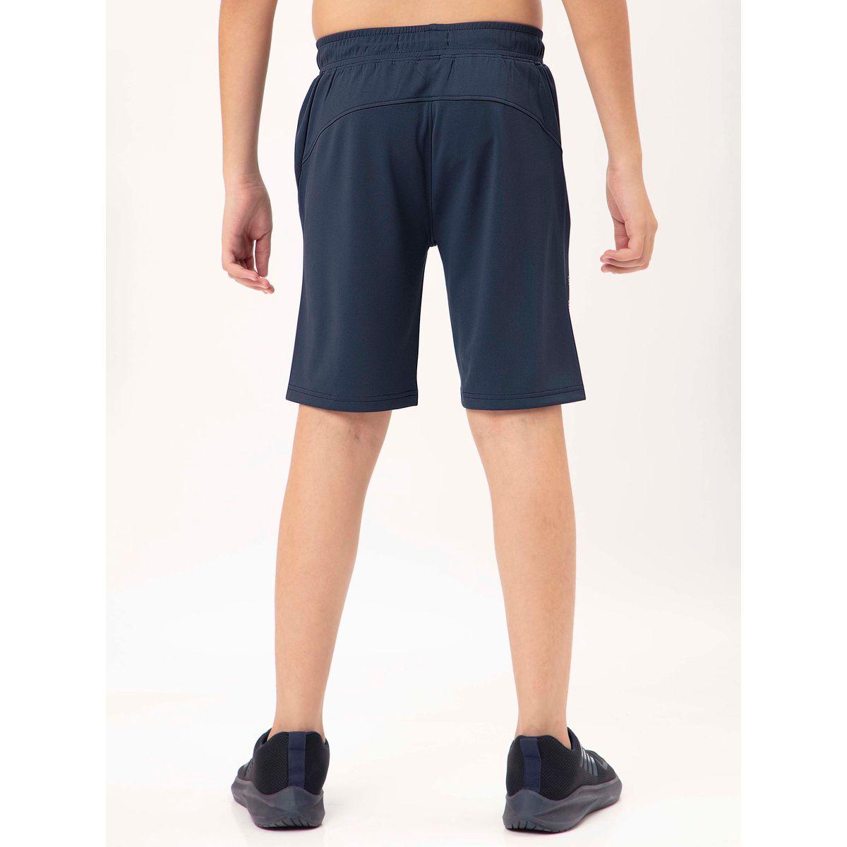 شورت مطبع بشعار مع رباط خصر تكنوسبورت × ستايلي-boys-clothing-bottoms-shorts-image-2