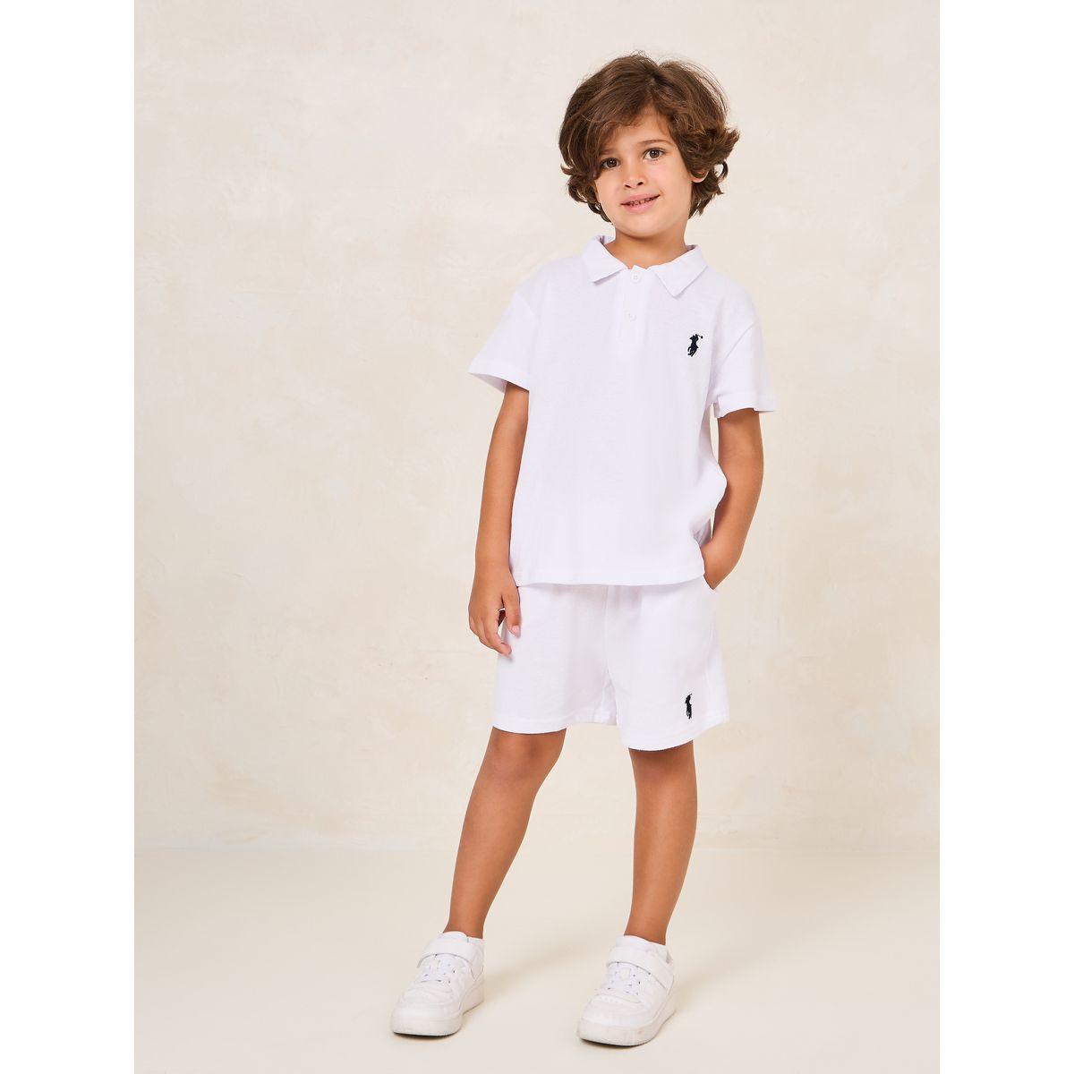 Styli Toddler Boys Embroidery Polo Tee & Short Set-boys-clothing-setsandcoords-image-1