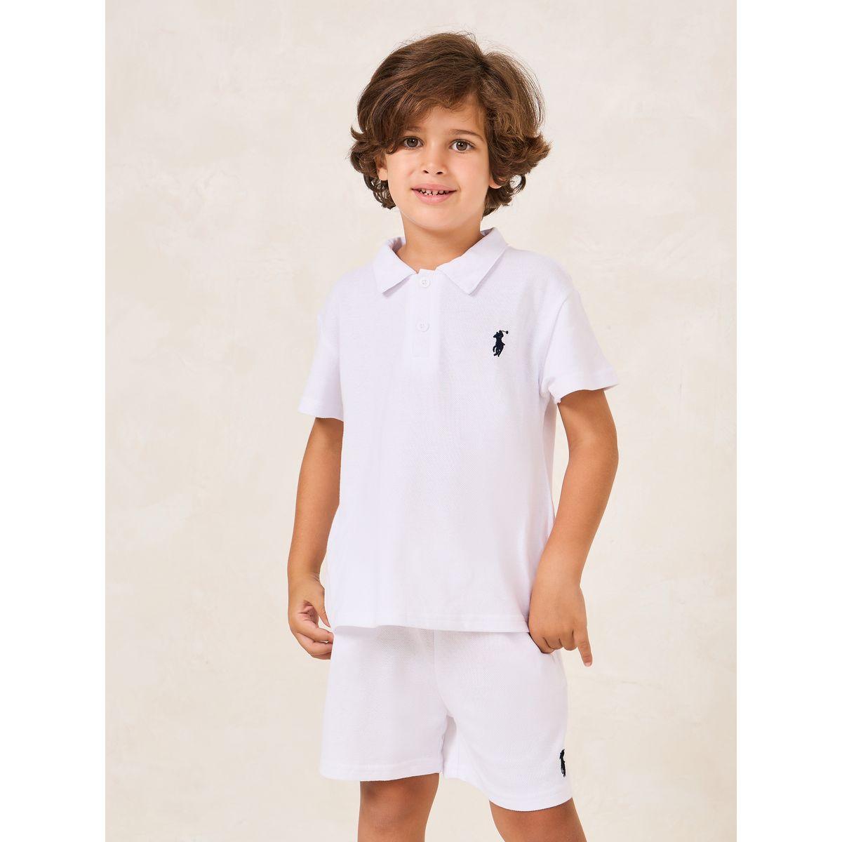 Styli Toddler Boys Embroidery Polo Tee & Short Set-boys-clothing-setsandcoords-image-2